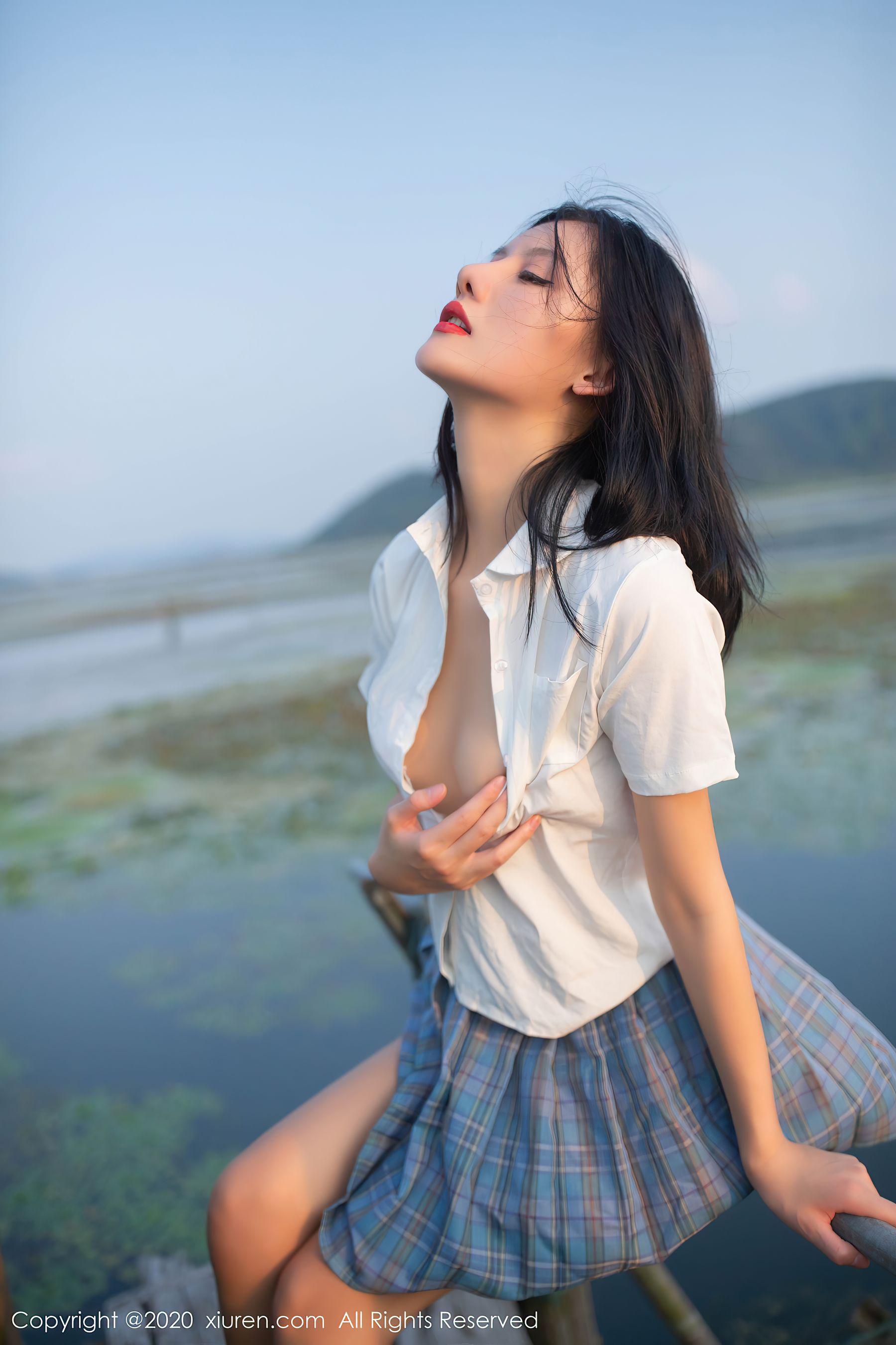 [人 xiuren] no.2558 sexy model @ 就 阿 朱 啊 村 村 Theme photo