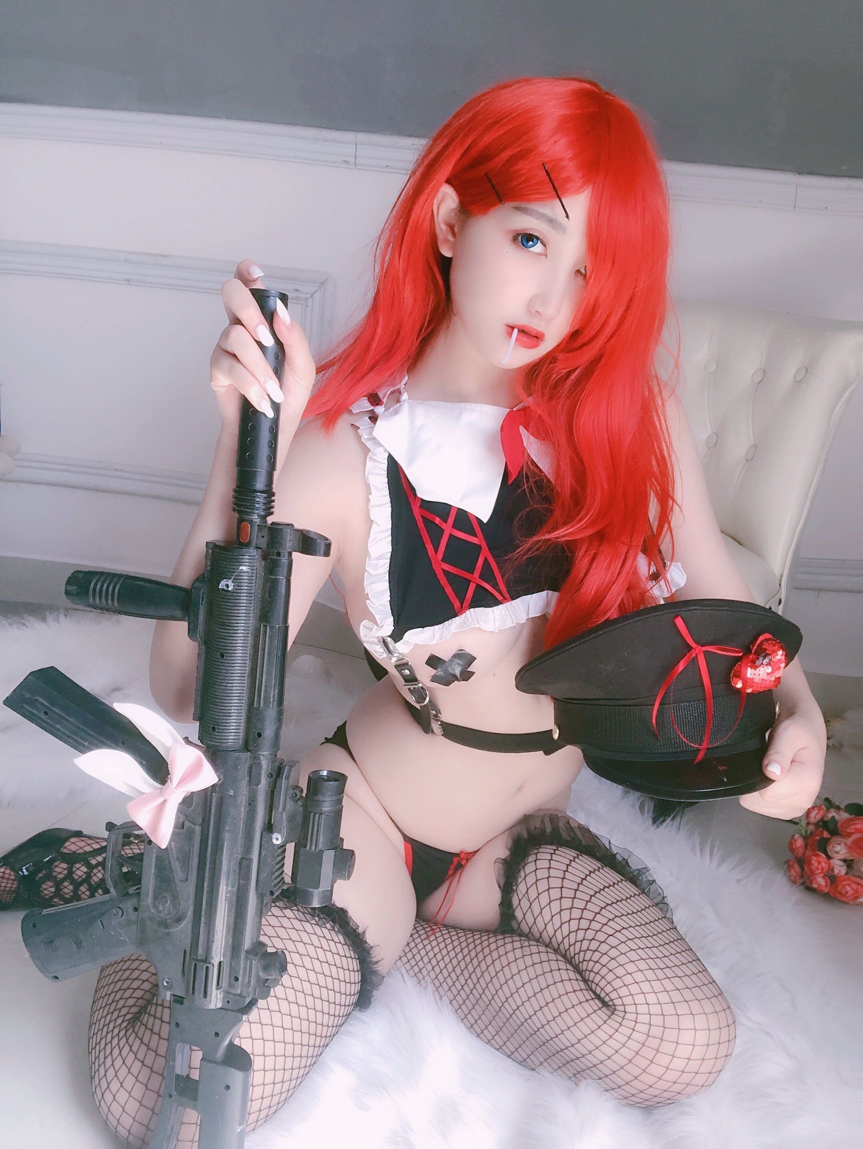 [网 红 os er] Anime blogger orange yo – red hair