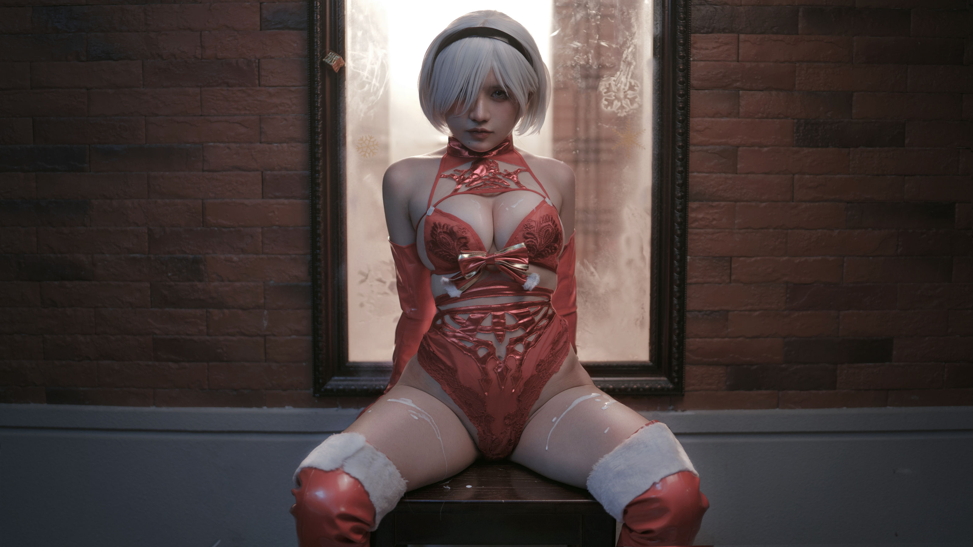 [Cosplay] a smile aromatic 沁 – 2B Christmas photo set