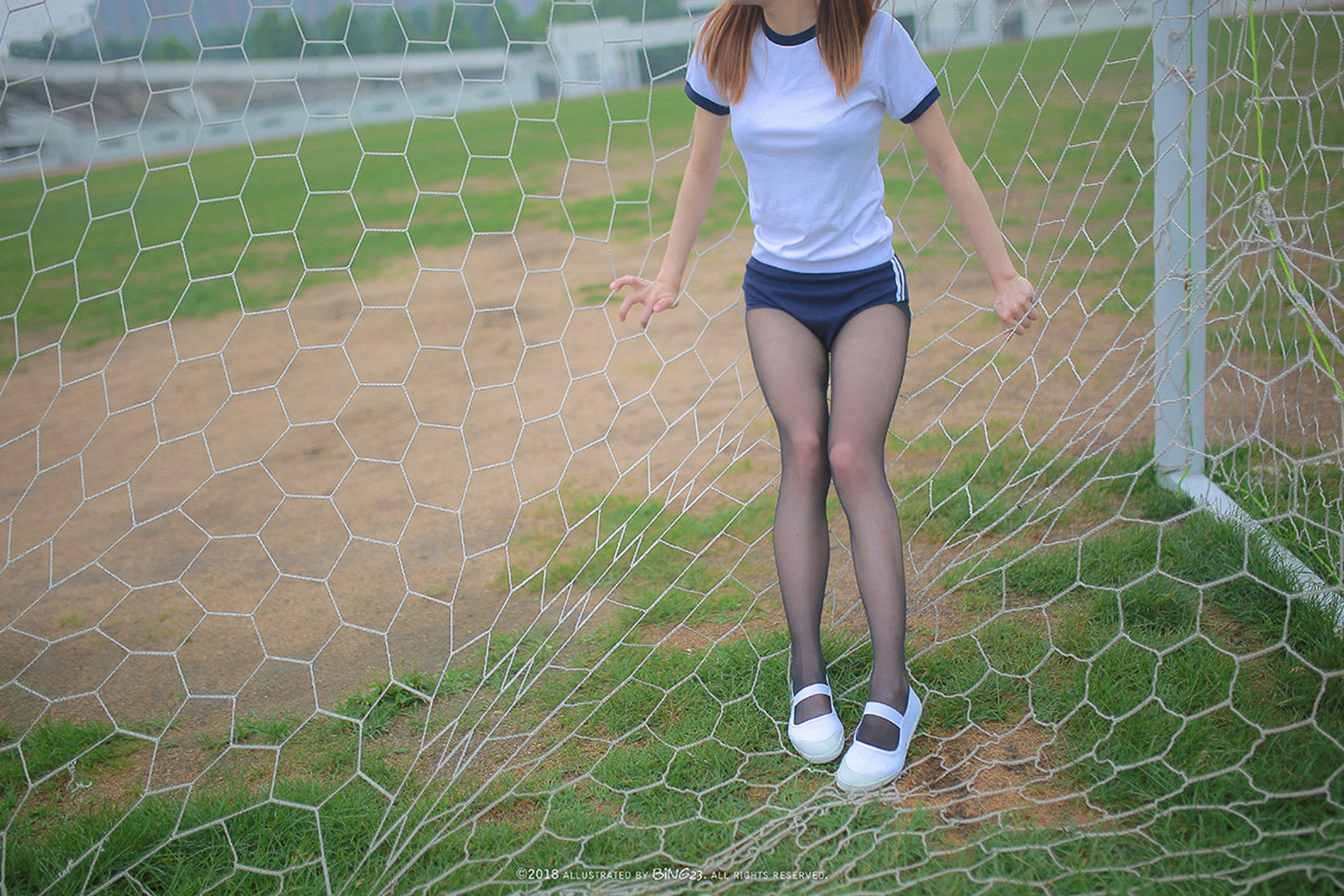 [Field of Wind] NO.091 Sports Field Black Silk Girl Photo Album