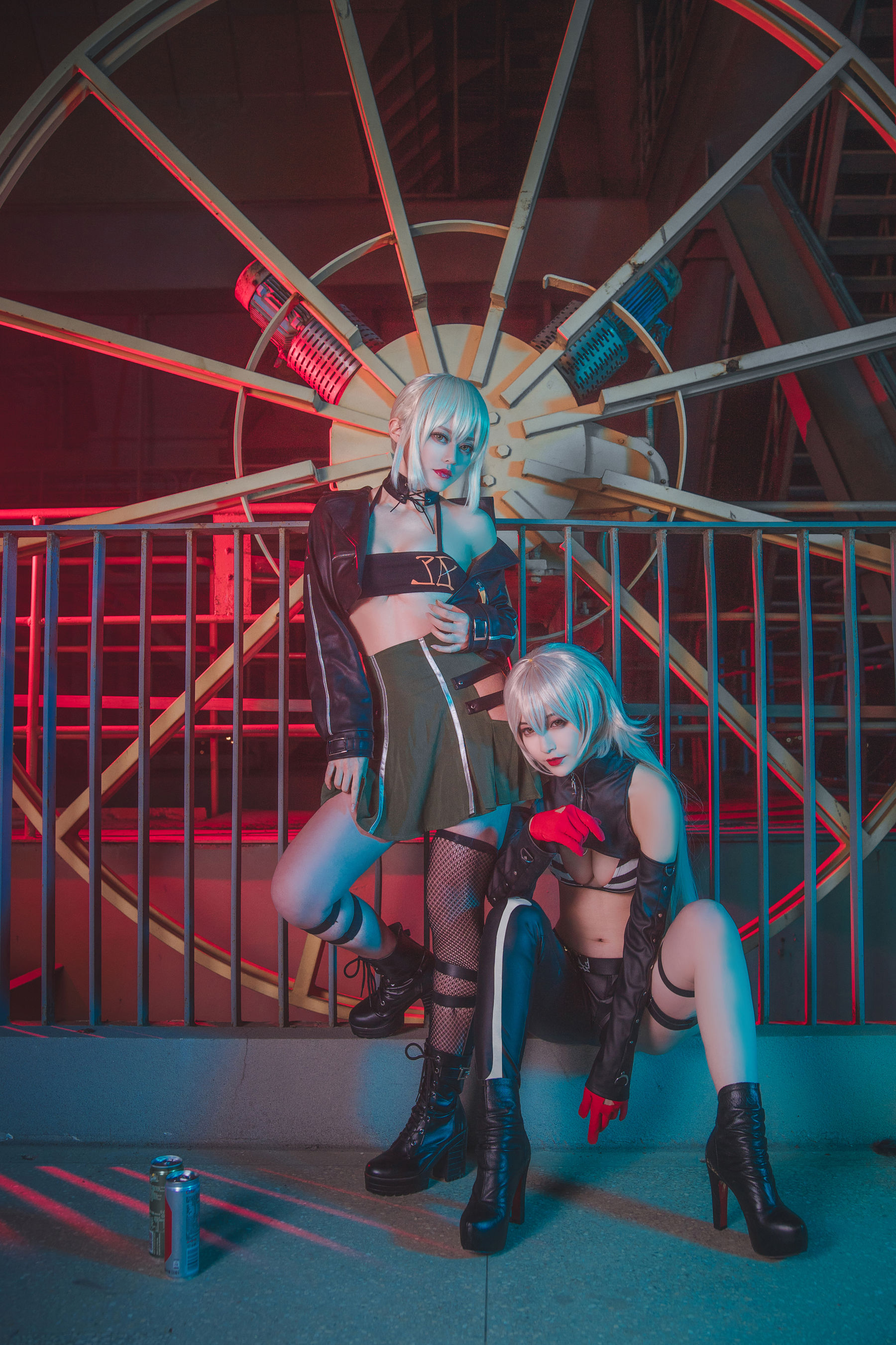 [COSPLAY] Ironboard Burning Dance W – Zhongshan Pier Black Double Double
