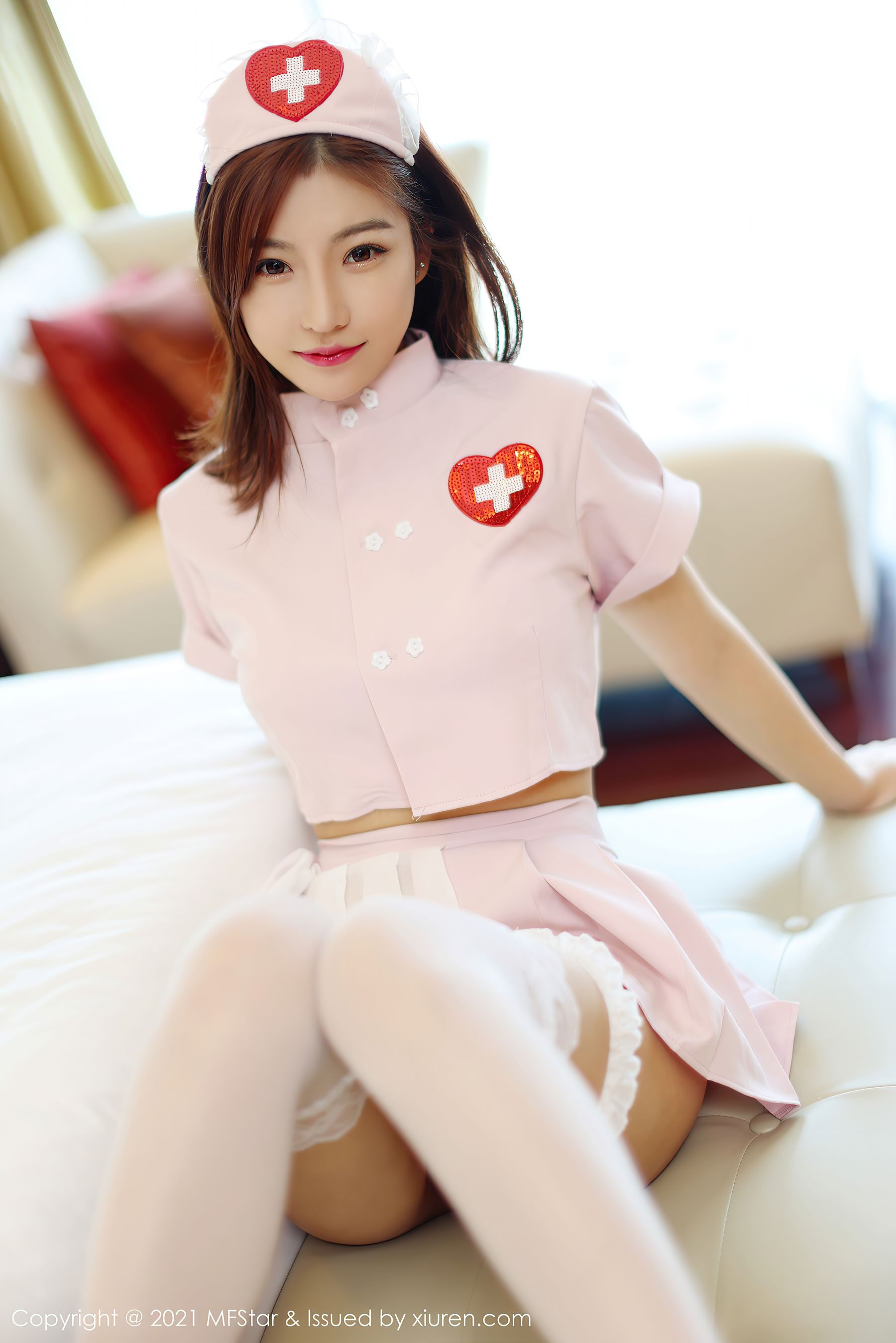 [Model Academy Mfstar] Vol.524 Human Wastel – Pink Nurse Your Suit