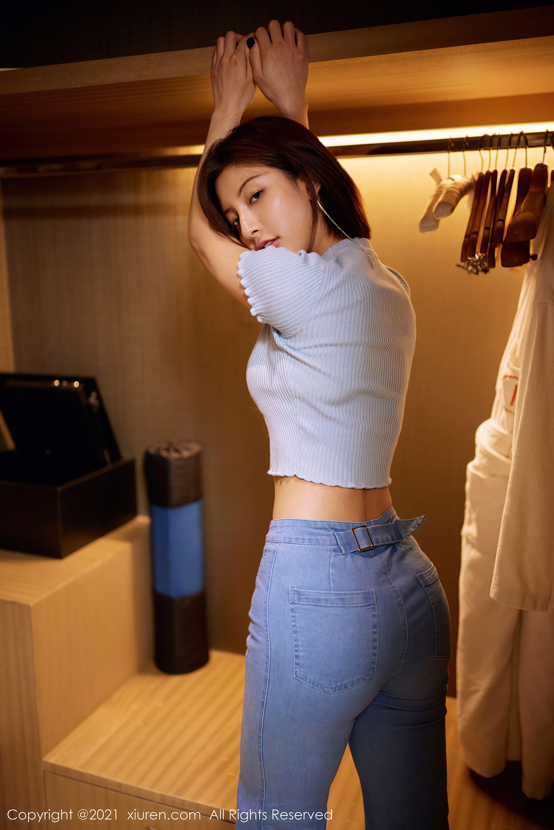 [人 xiuren] no.3229 Lin Wen Wen Yooki – Jeans theme photo