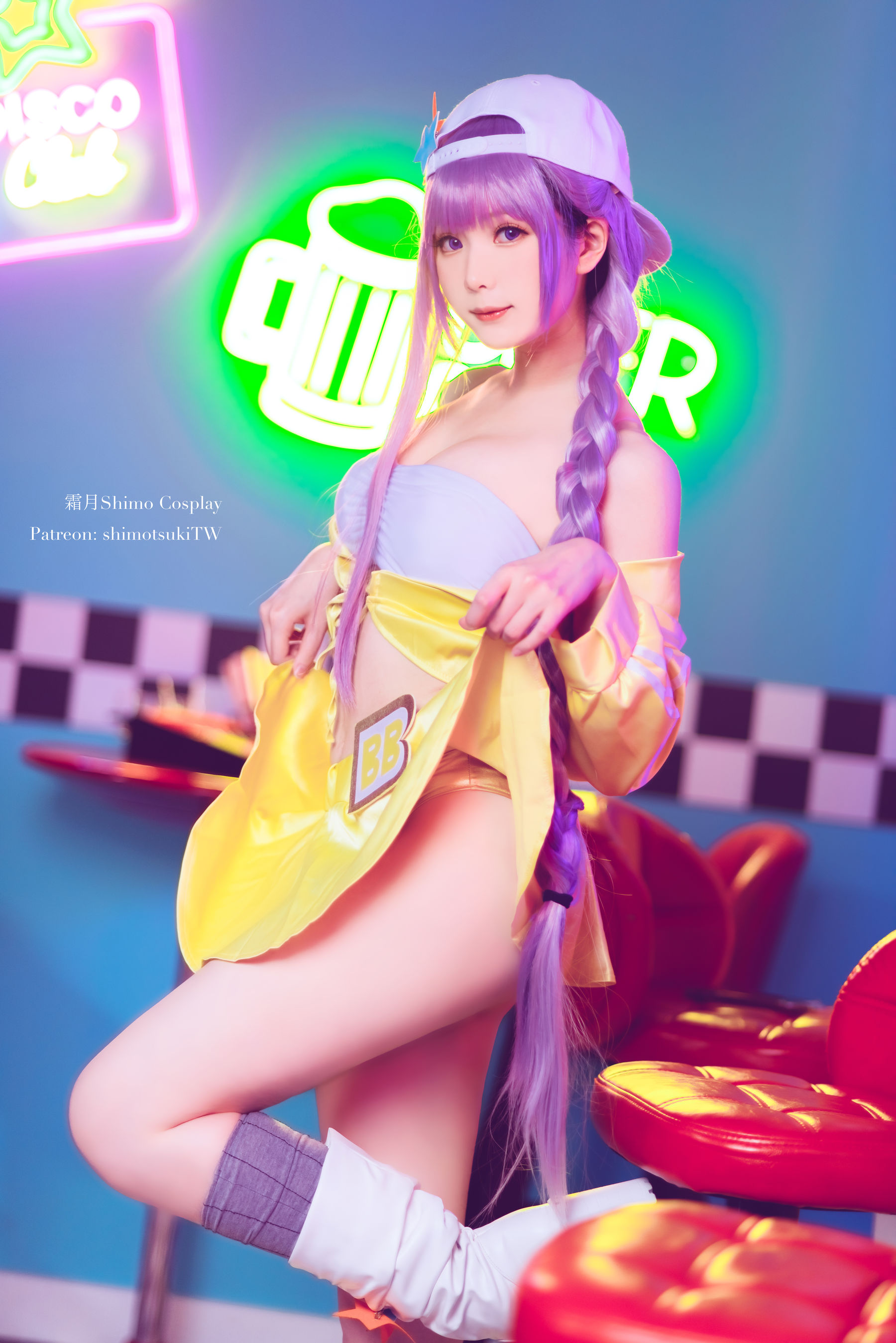 Weibo sister paper cream month Shimo – BB swimwear photo set
