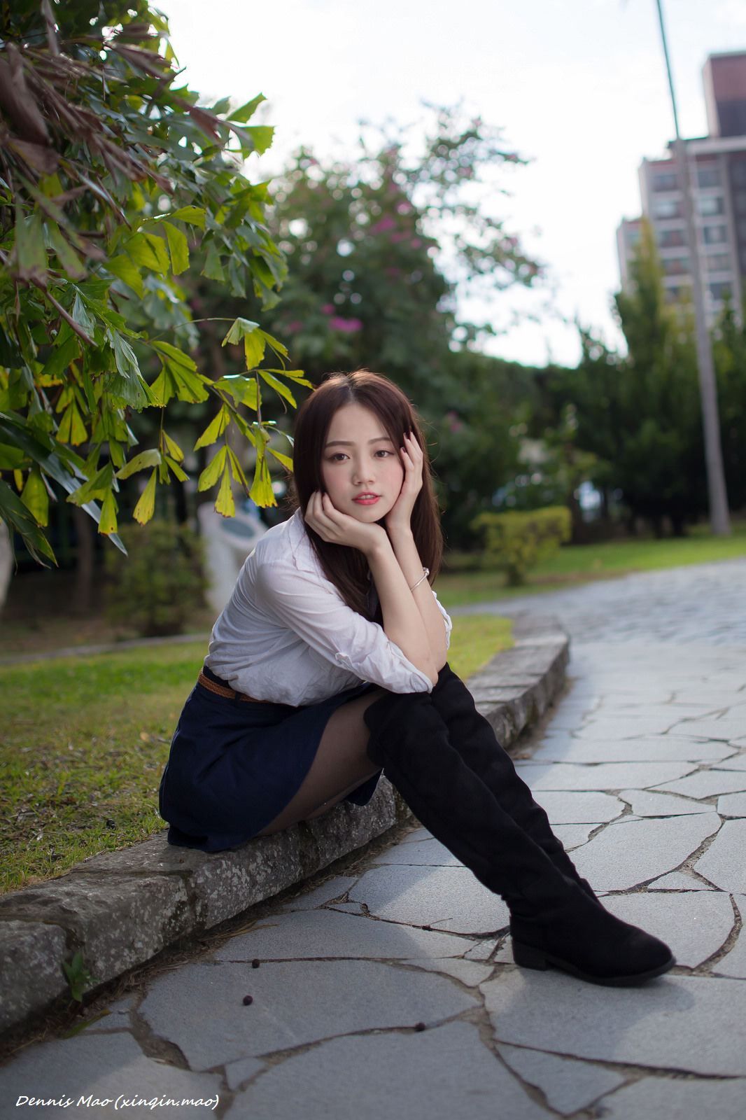 [Taiwan Zhengmei] Sihu “Shuangxi Park (three sets of clothing)” photo collection