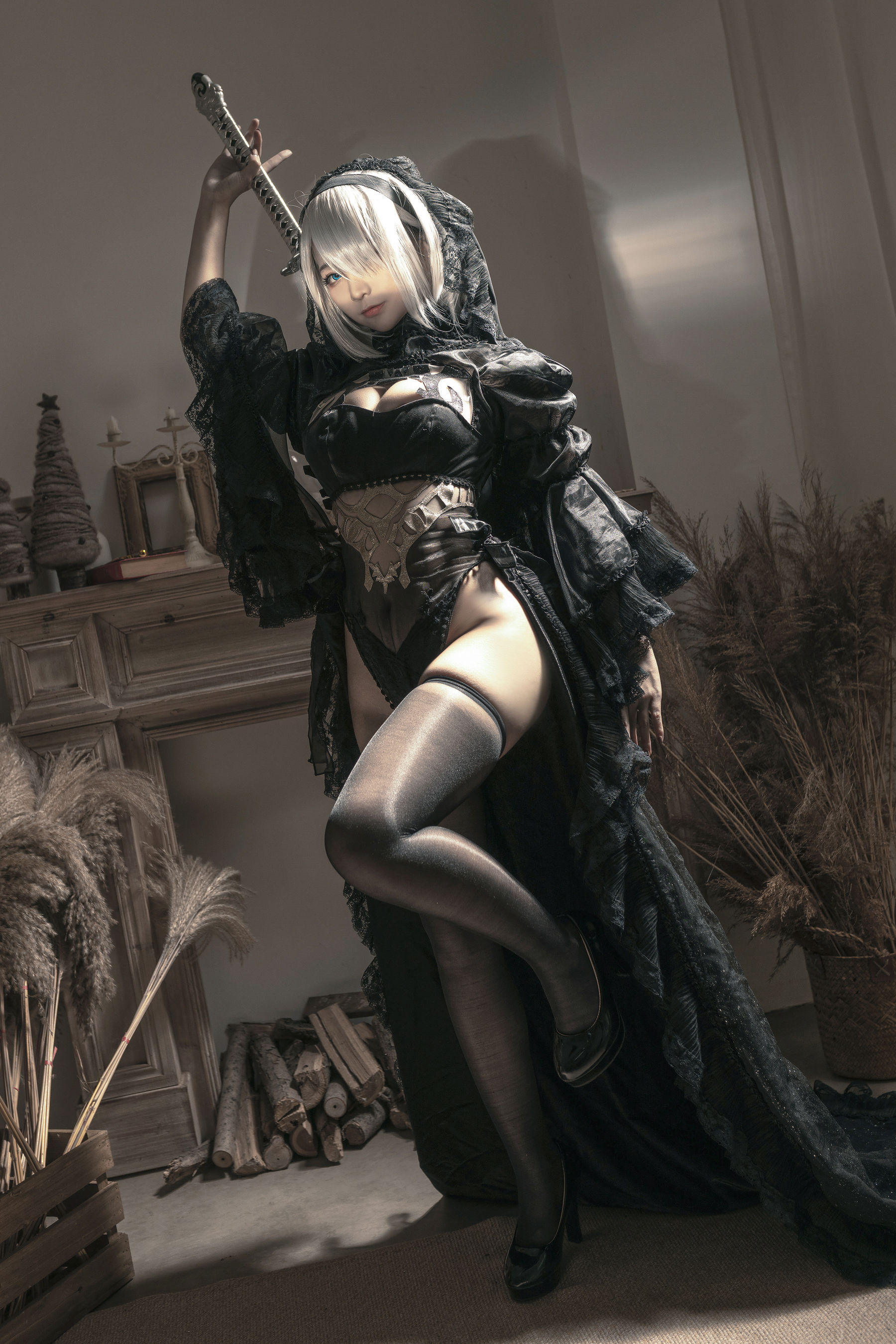 [COSPLAY] 蠢 沫 – Neil Era Black Flower Marriage