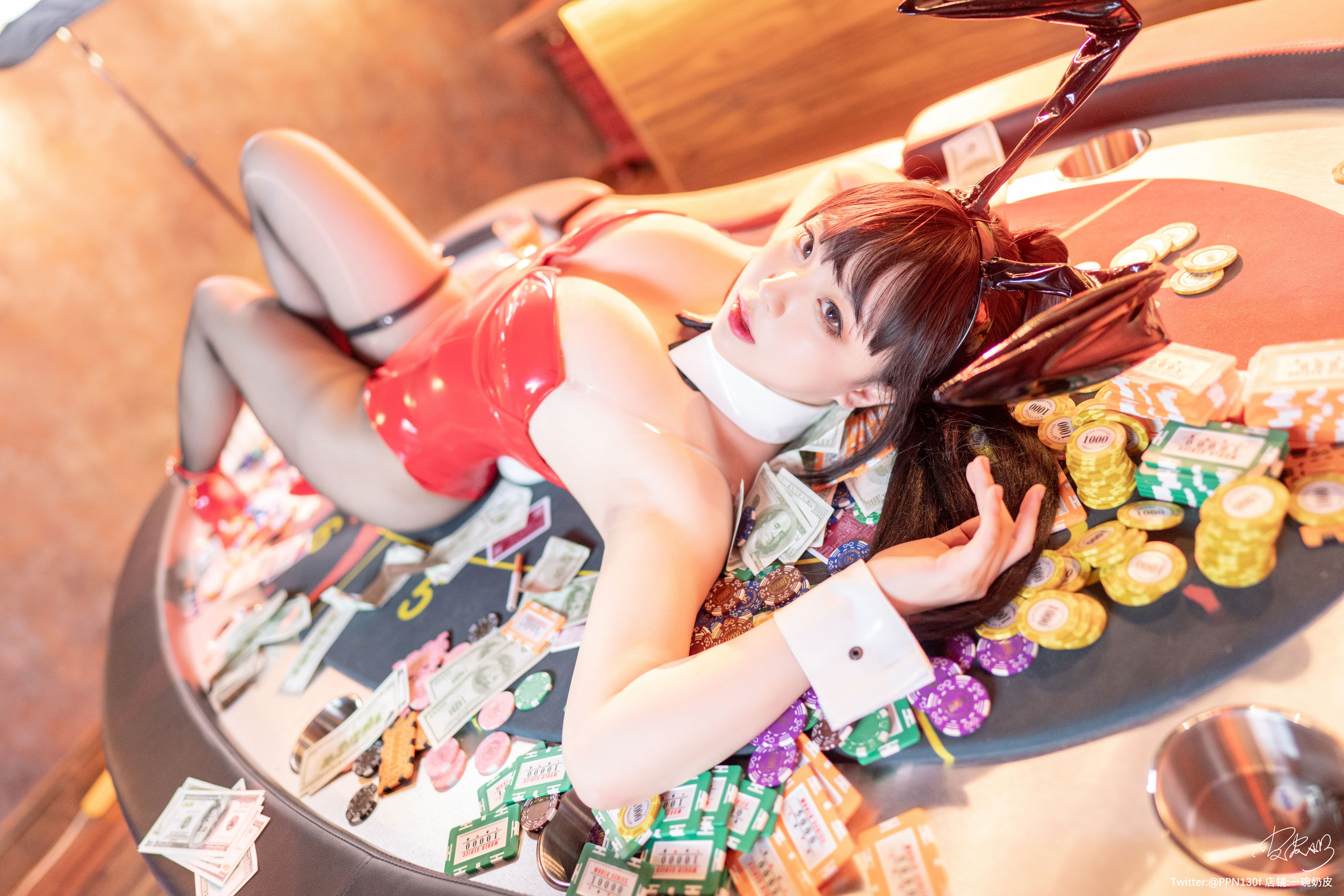 [COS welfare] leather milk can be cute – New Year’s Day rabbit girl