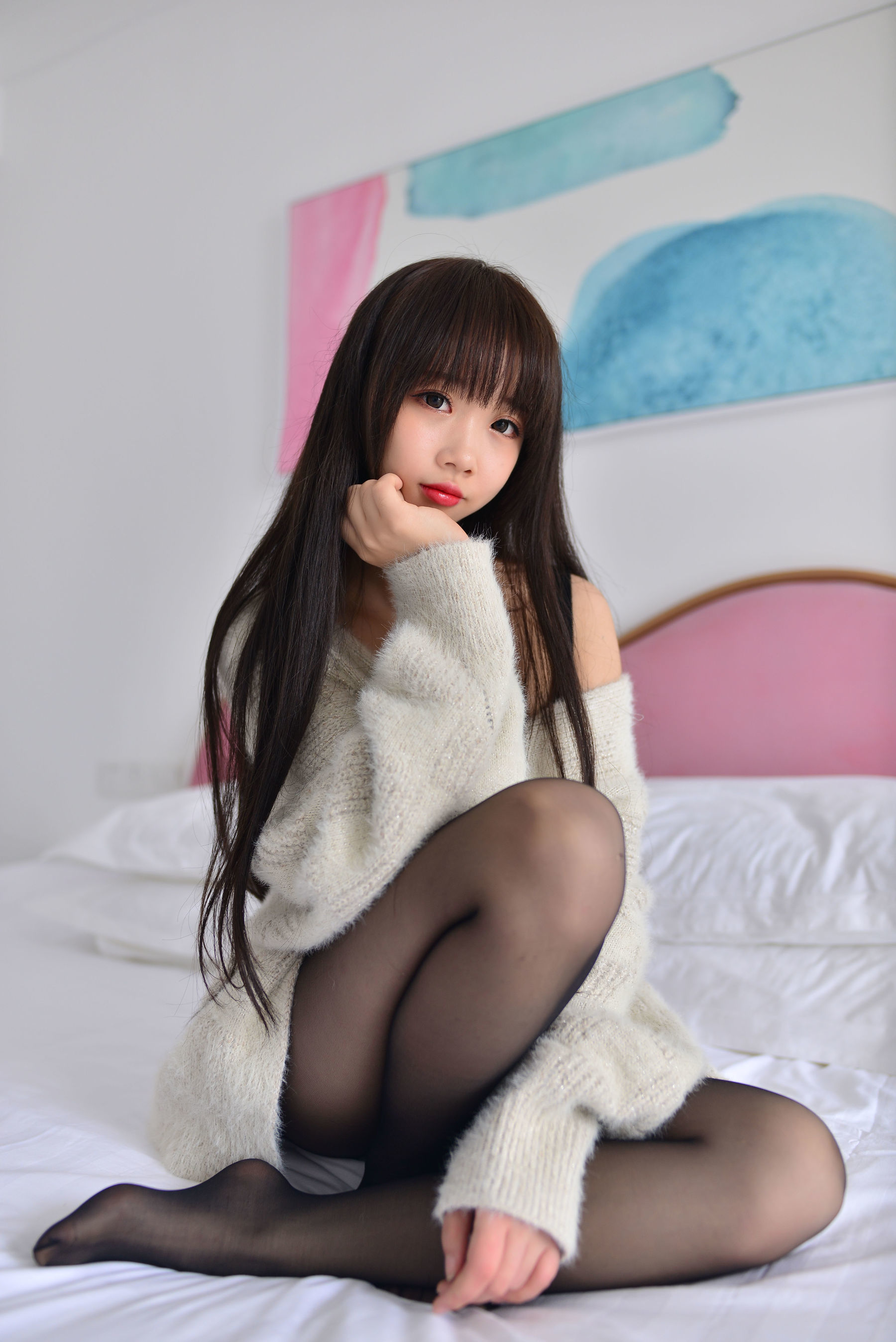 COSER Xueqi SAMA “Sweater Girl” [Welfare COSPLAY] Photo Album