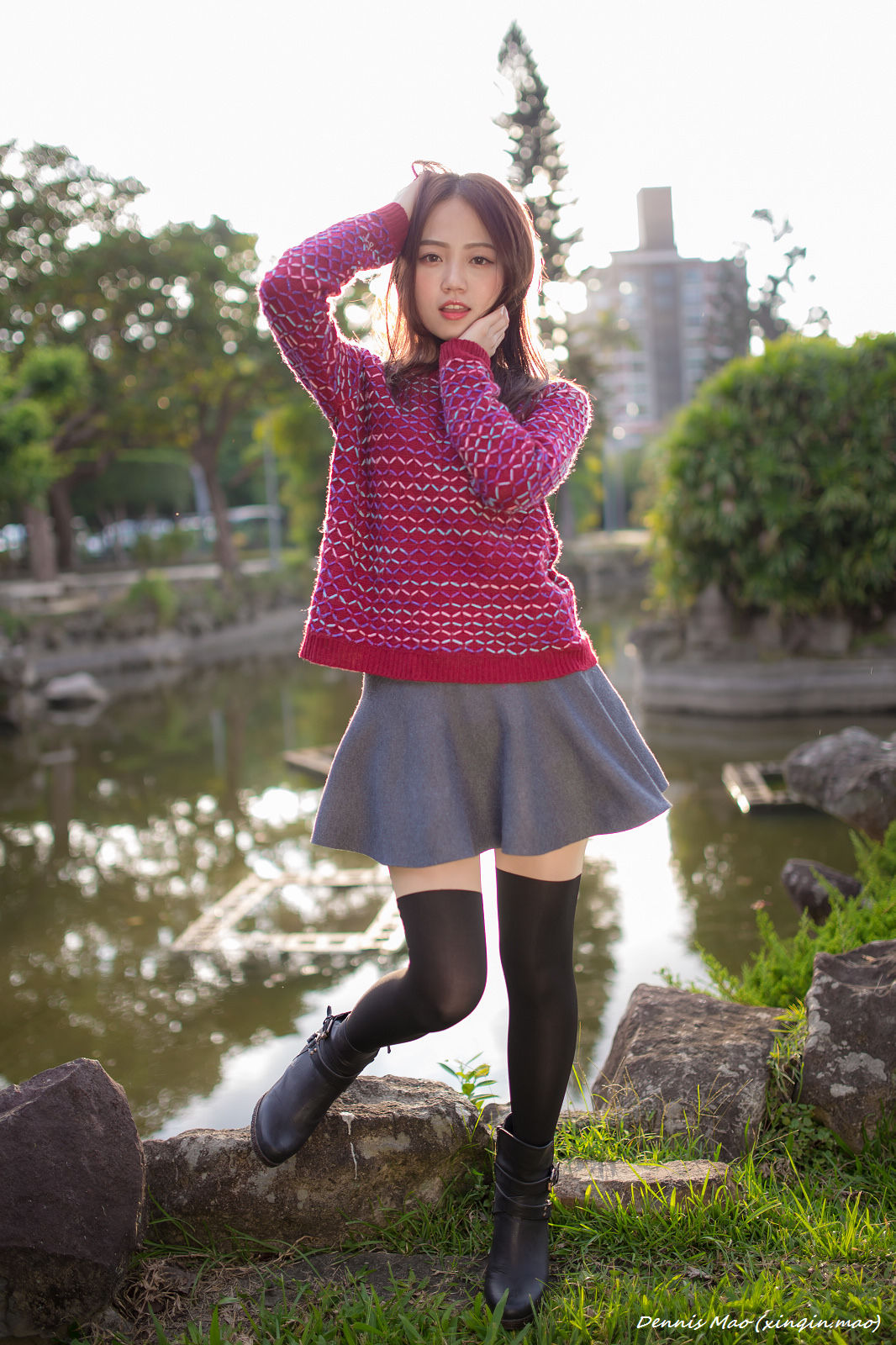 [Taiwan Zhengmei] Sihu “Shuangxi Park (three sets of clothing)” photo collection