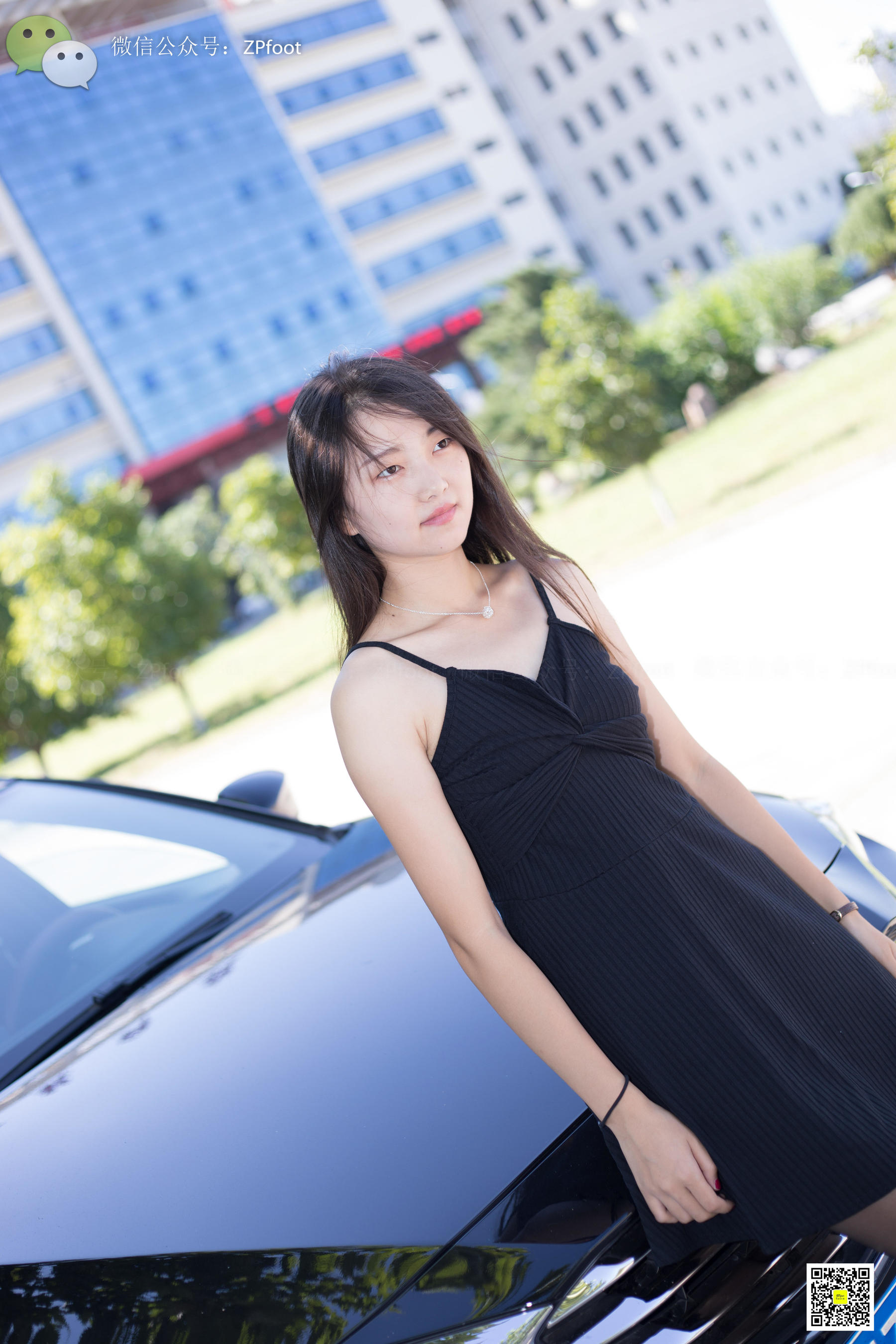 [山 摄 摄 l] no.040 black silk car model photo set