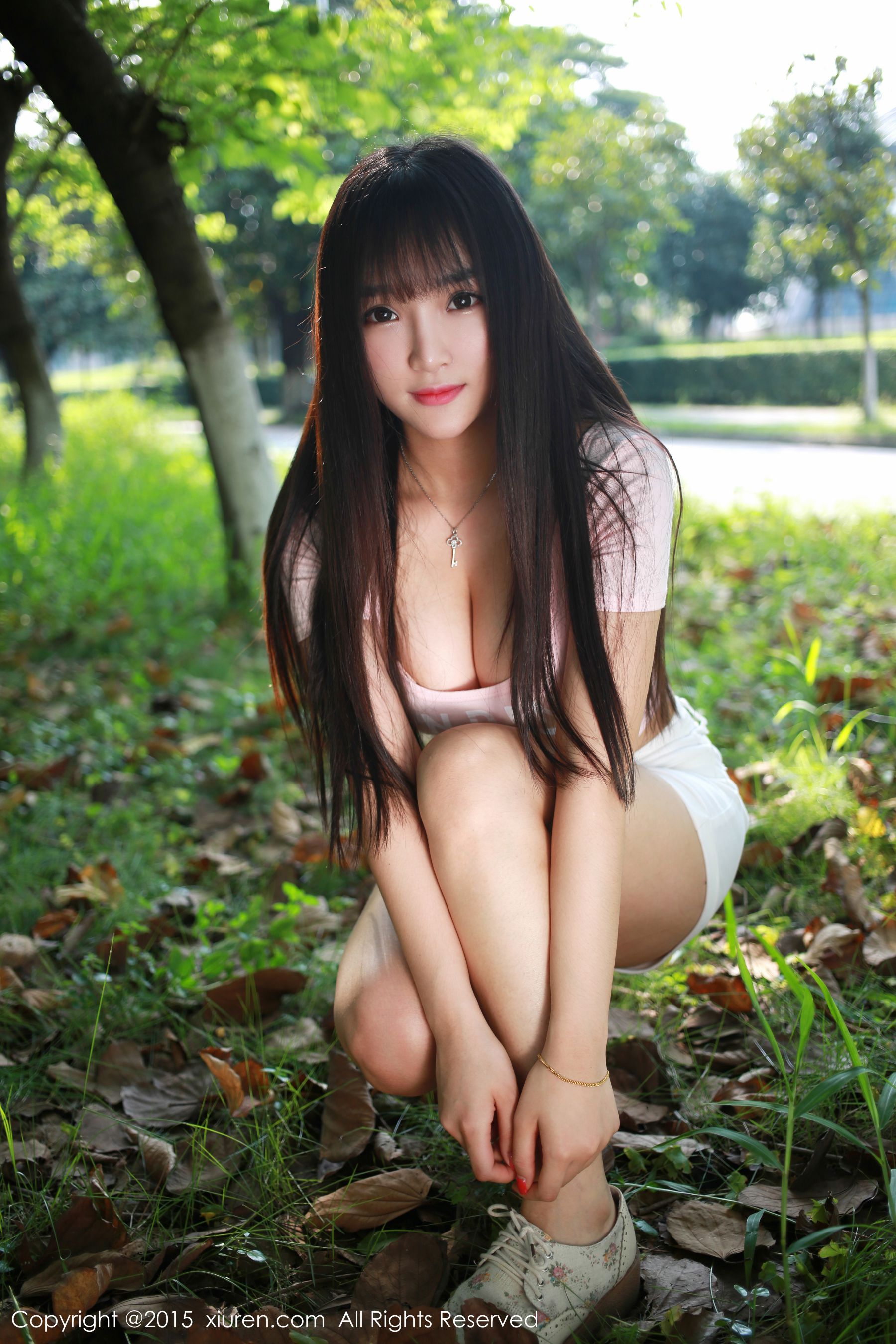 Xia Yao Baby fresh hot pants sister outside shoot [人 网 xr] no.345 photo set