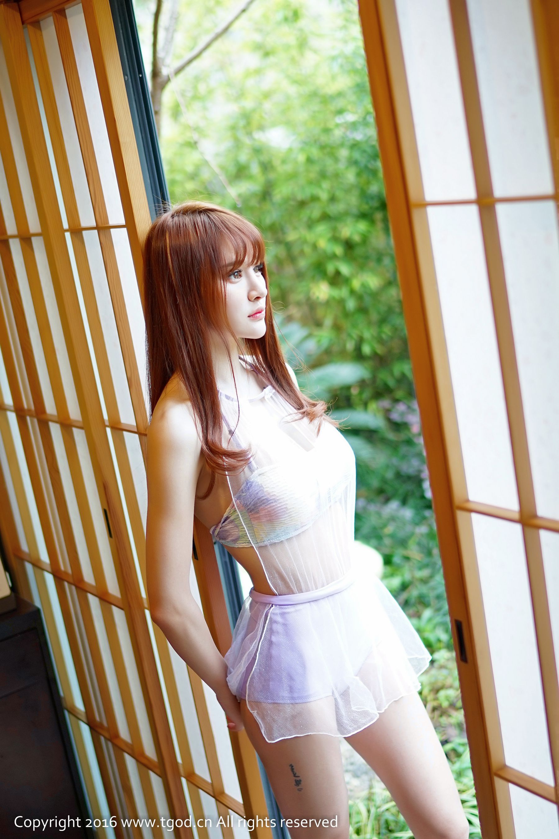 Cheryl Green Tree “Faint and Shy Goddess Fan” [Push Goddess TGOD] Photo Collection