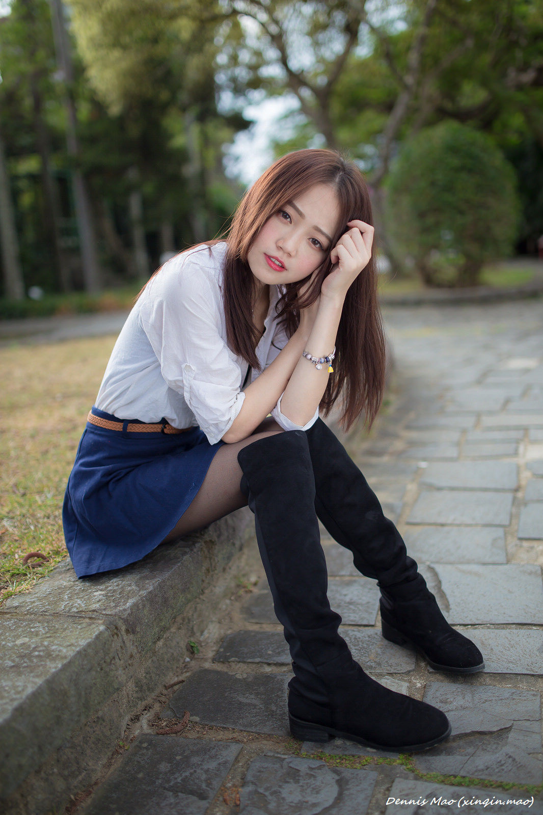 [Taiwan Zhengmei] Sihu “Shuangxi Park (three sets of clothing)” photo collection