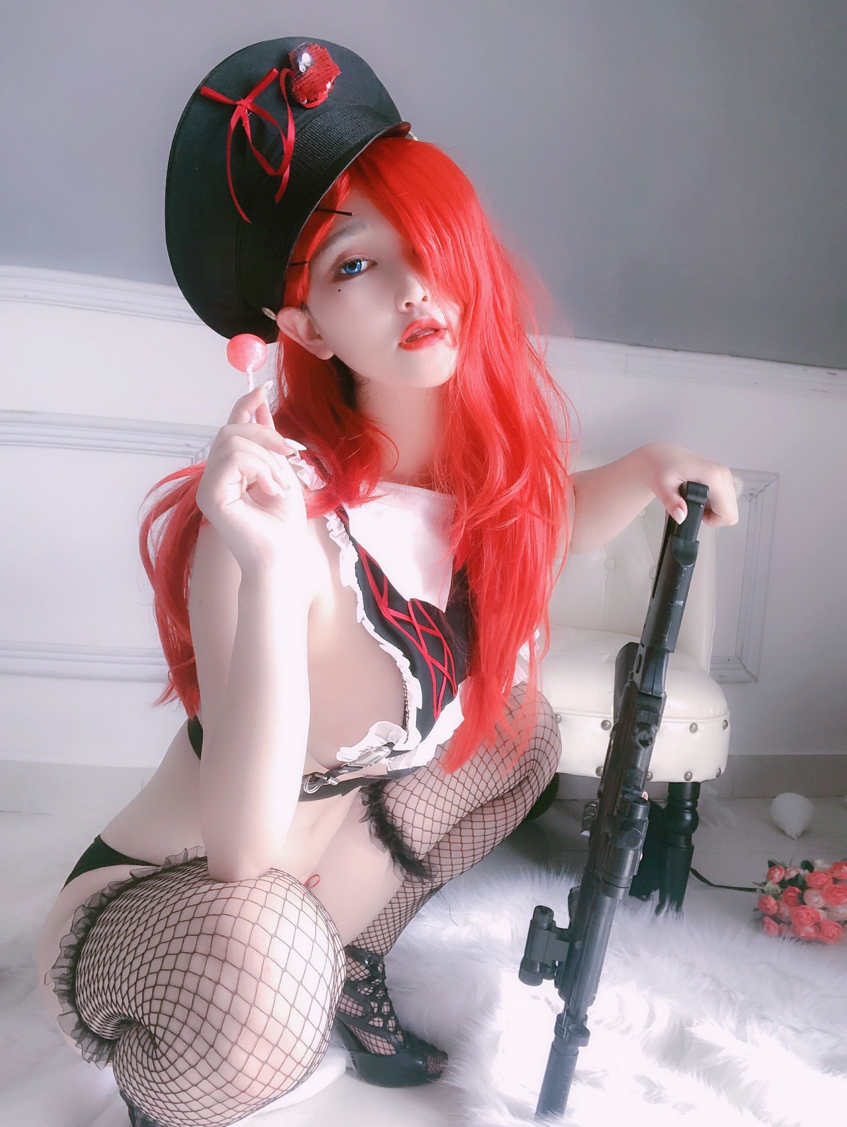 [网 红 os er] Anime blogger orange yo – red hair