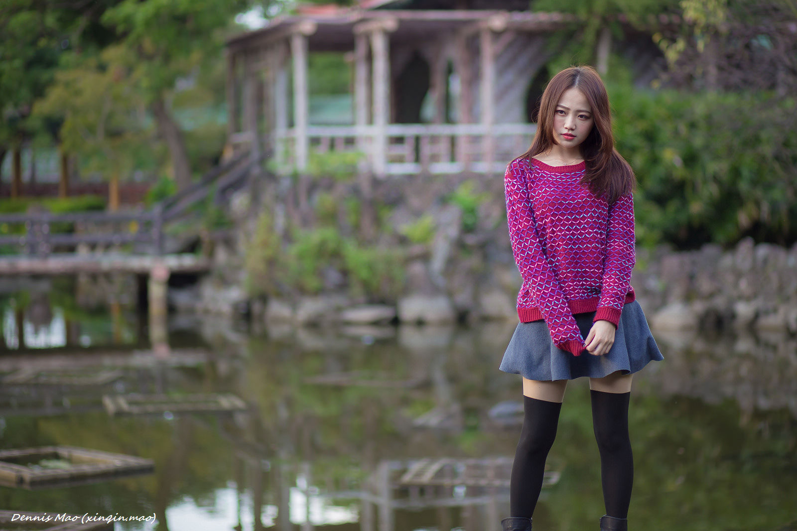 [Taiwan Zhengmei] Sihu “Shuangxi Park (three sets of clothing)” photo collection