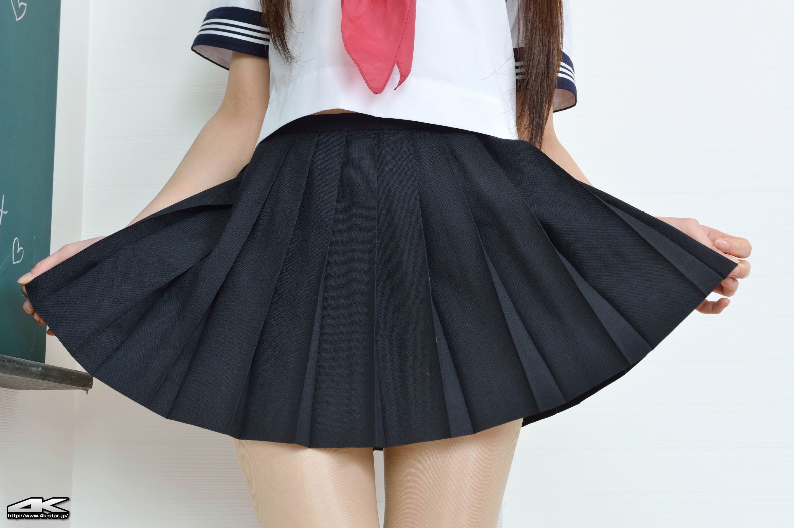 [4k-star] No.00191 Medium Island School Girl JK uniform photo set
