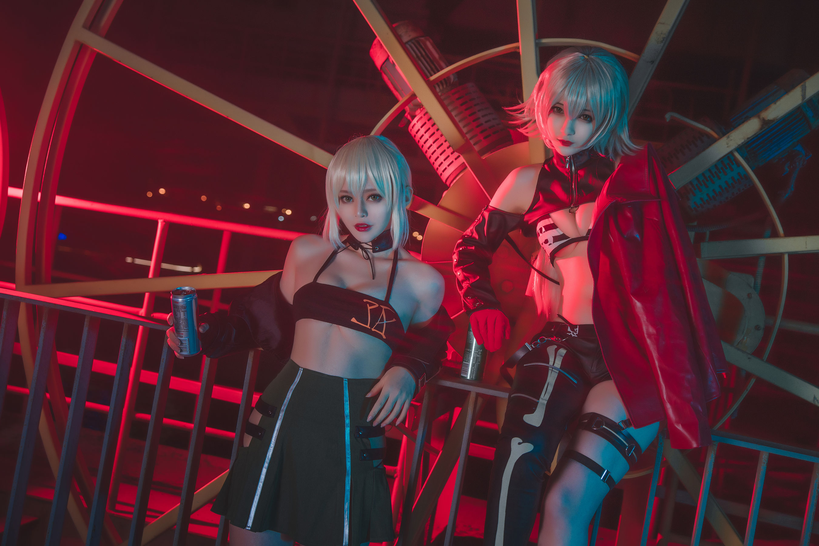 [COSPLAY] Ironboard Burning Dance W – Zhongshan Pier Black Double Double