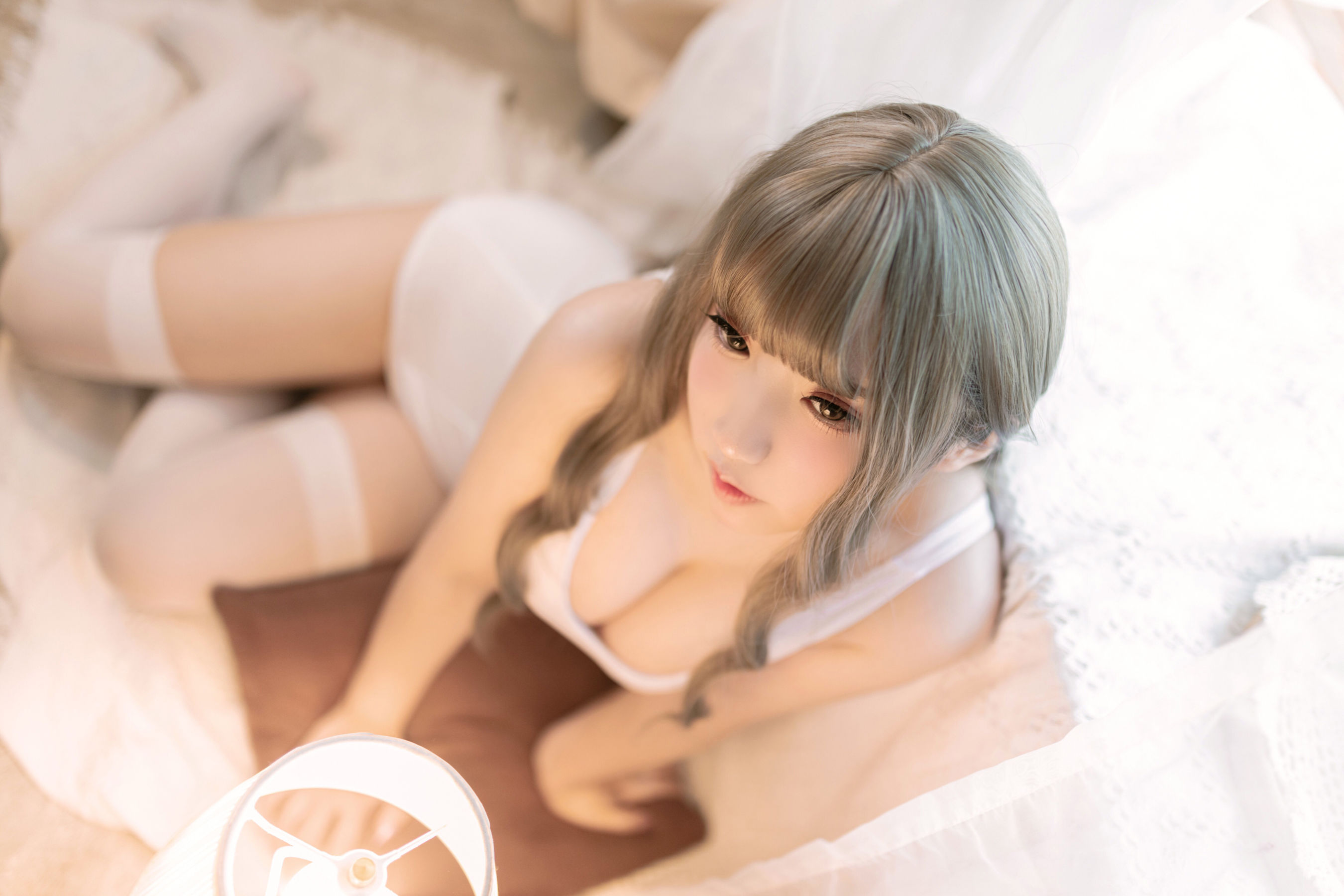 Anime blogger cat landinai nahi – white dead library water photo set