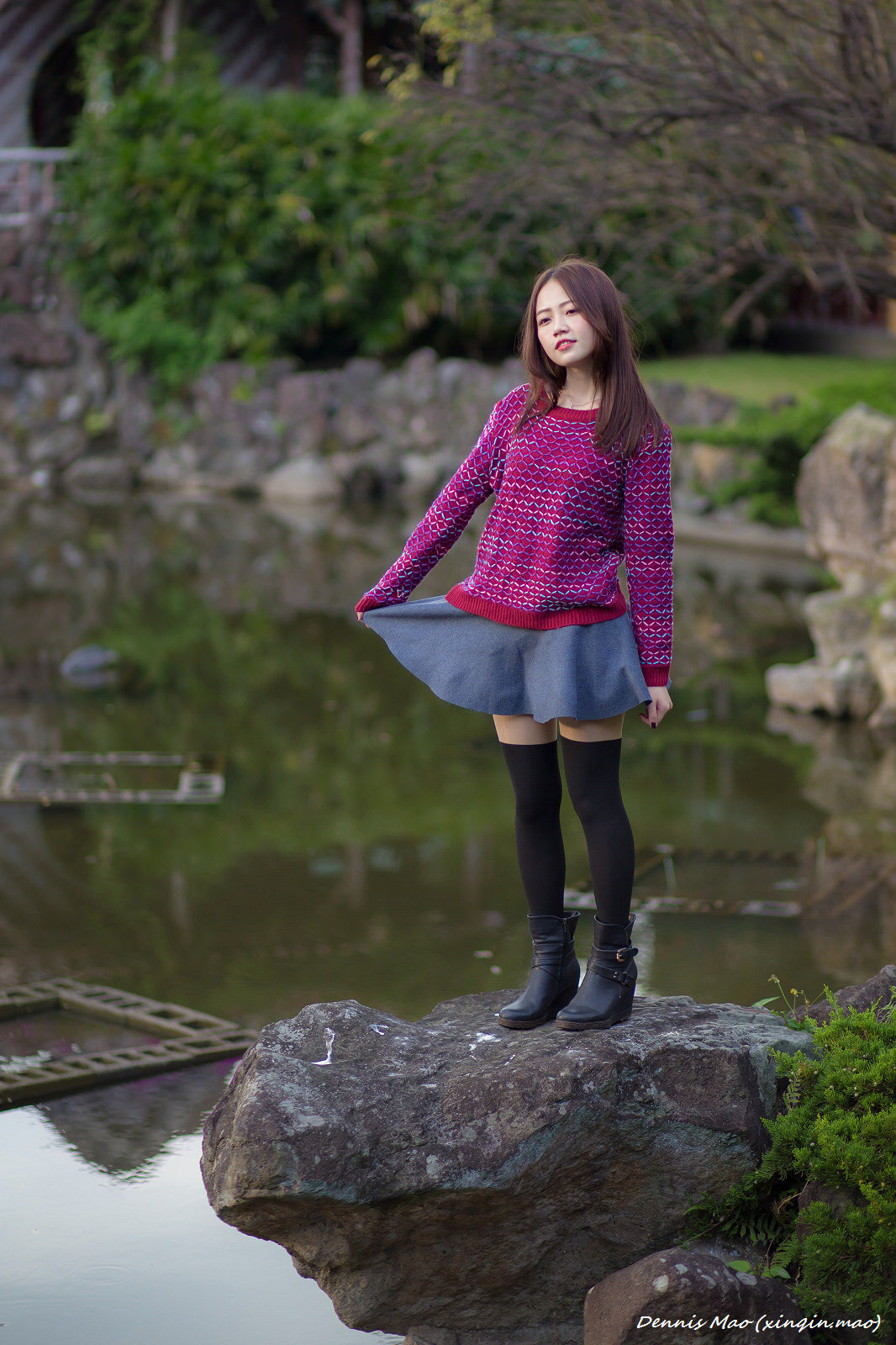 [Taiwan Zhengmei] Sihu “Shuangxi Park (three sets of clothing)” photo collection