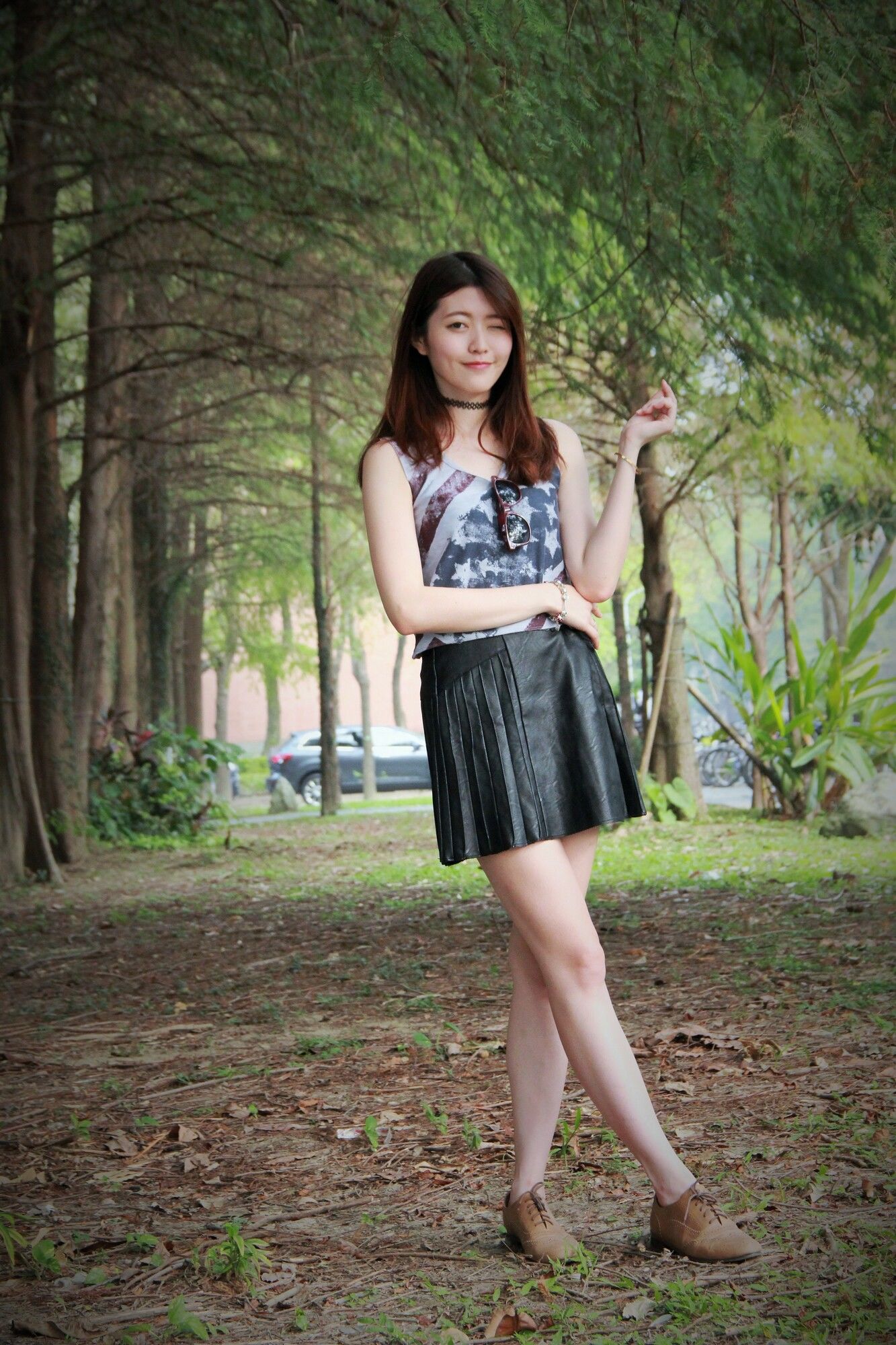 [Taiwan’s red beauty] Brindy Xue Xue / Huang Pin “” Taiwan University outside the shoot “photo set