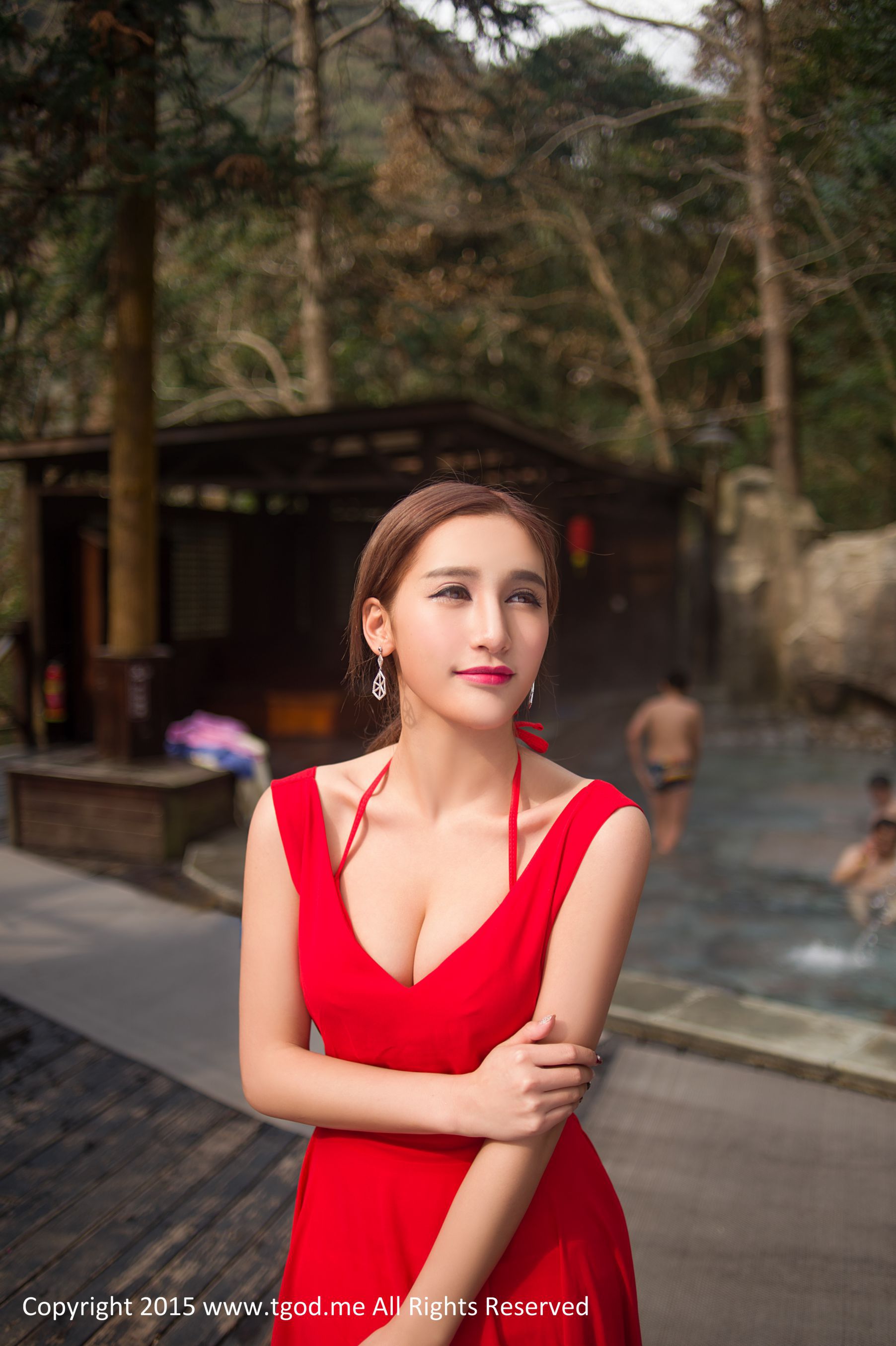 Ice Ai Xi “Great Great God” Ninghai Forest Hot Springs [TGOD Push Goddess] Photo Collection