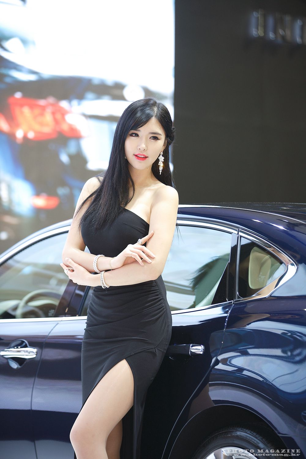 Korean car model Cui Xinghe “Auto Show Elegant Hig Skirt Series” HD Case