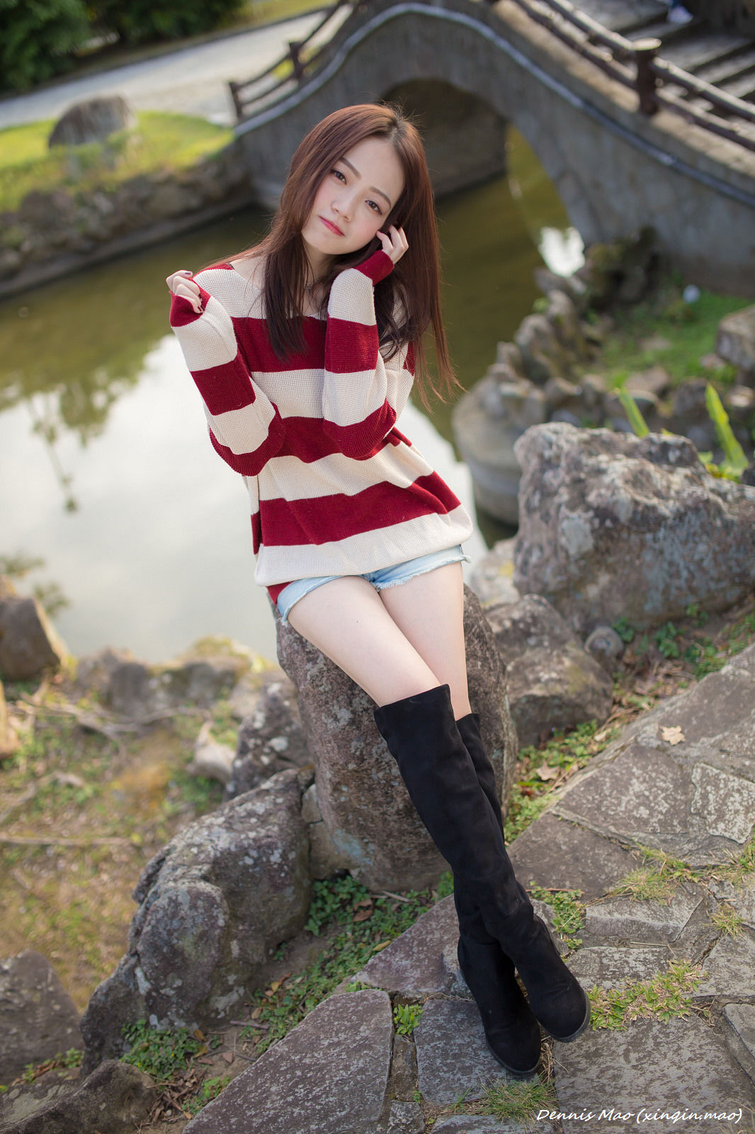 [Taiwan Zhengmei] Sihu “Shuangxi Park (three sets of clothing)” photo collection