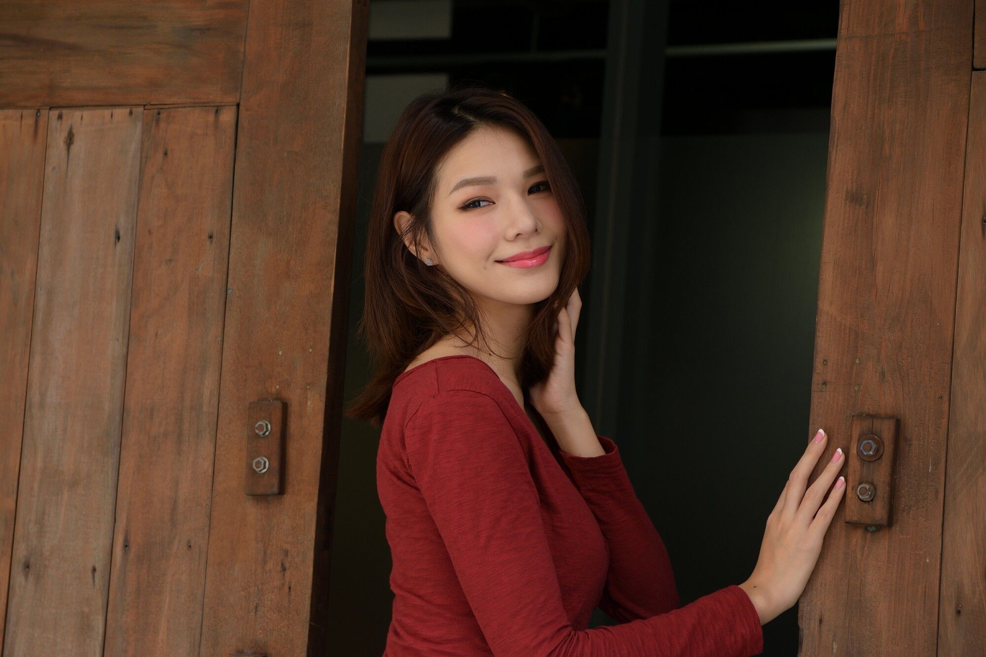 [Taiwan Net Red Beauty] Kate – Outer Shooting Super Short Skirt Series Photo Set