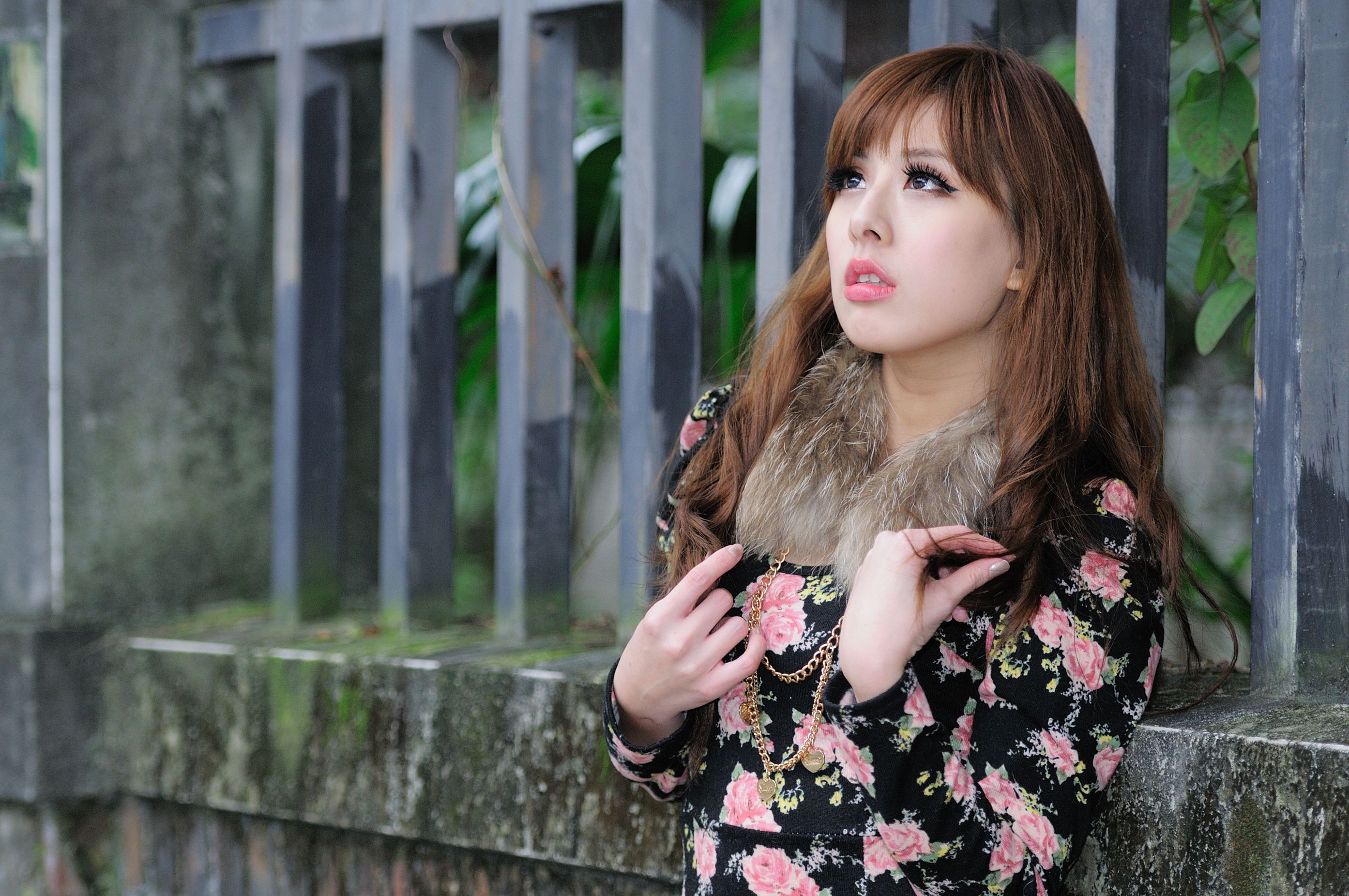 Taiwan beauty model millet Kate suqing street shoot photo