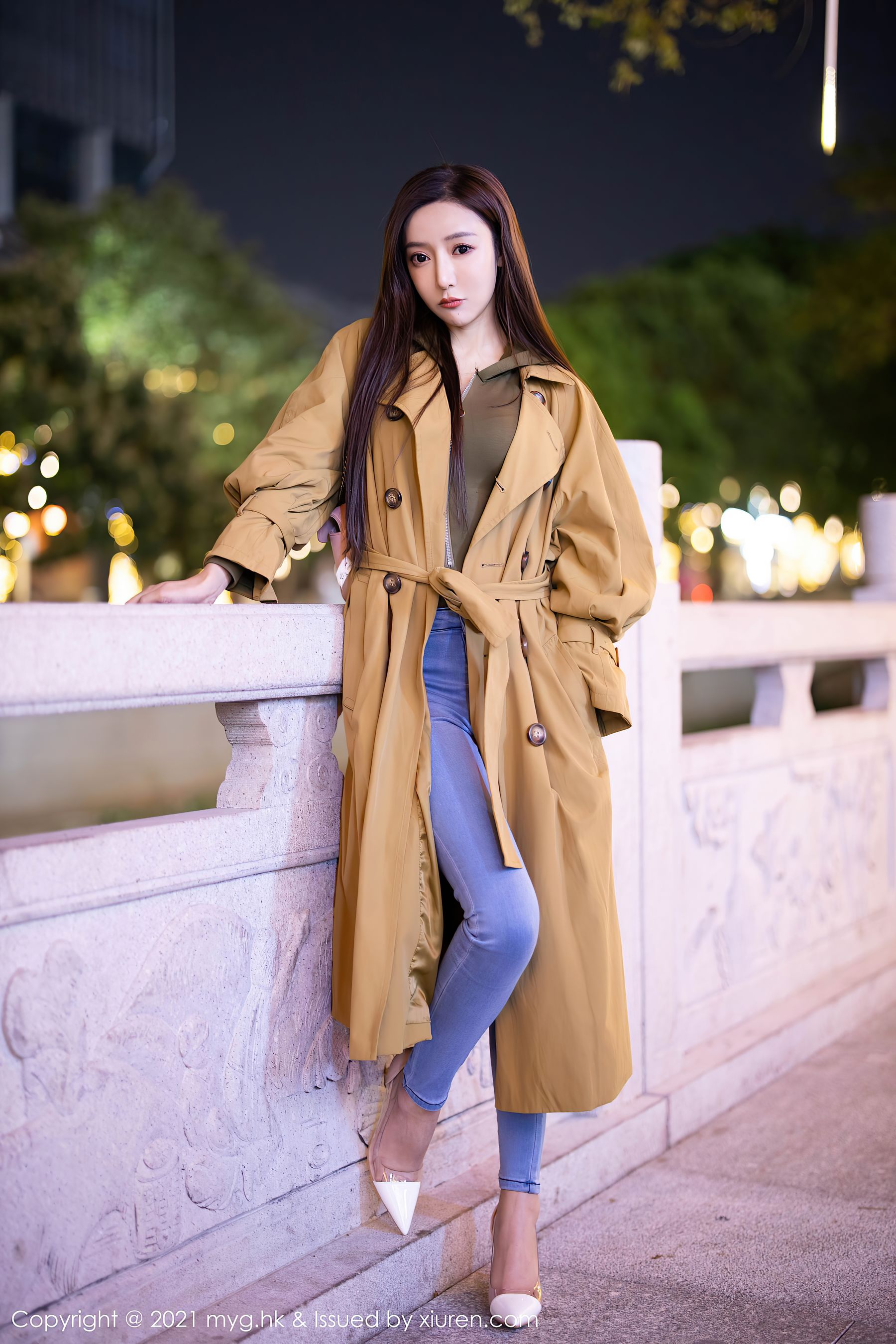 [Meiyuan Pavilion MYGIRL] VOL.502 Wang Xinyao Yanni – Breaky Jeans