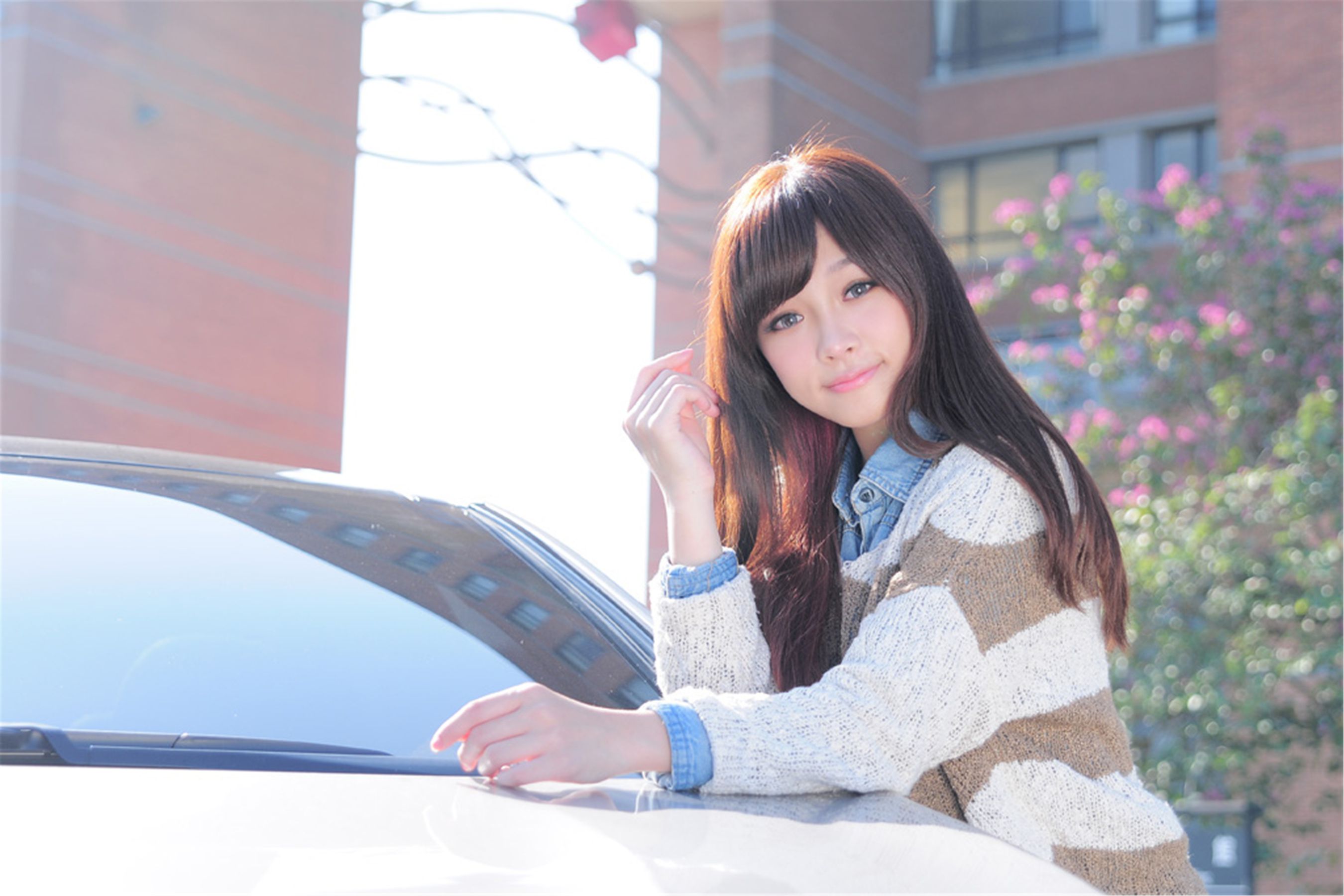 Taiwan Mingde High School Campus Flower Cool “Campus Street Take” photo set