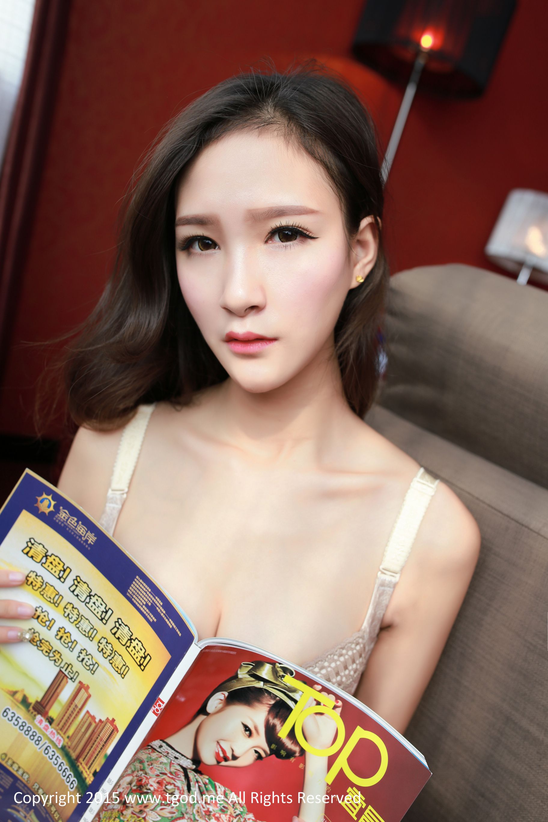 Model gods Xiaoxi “inadvertent beauty” [TGOD push goddess] photo set