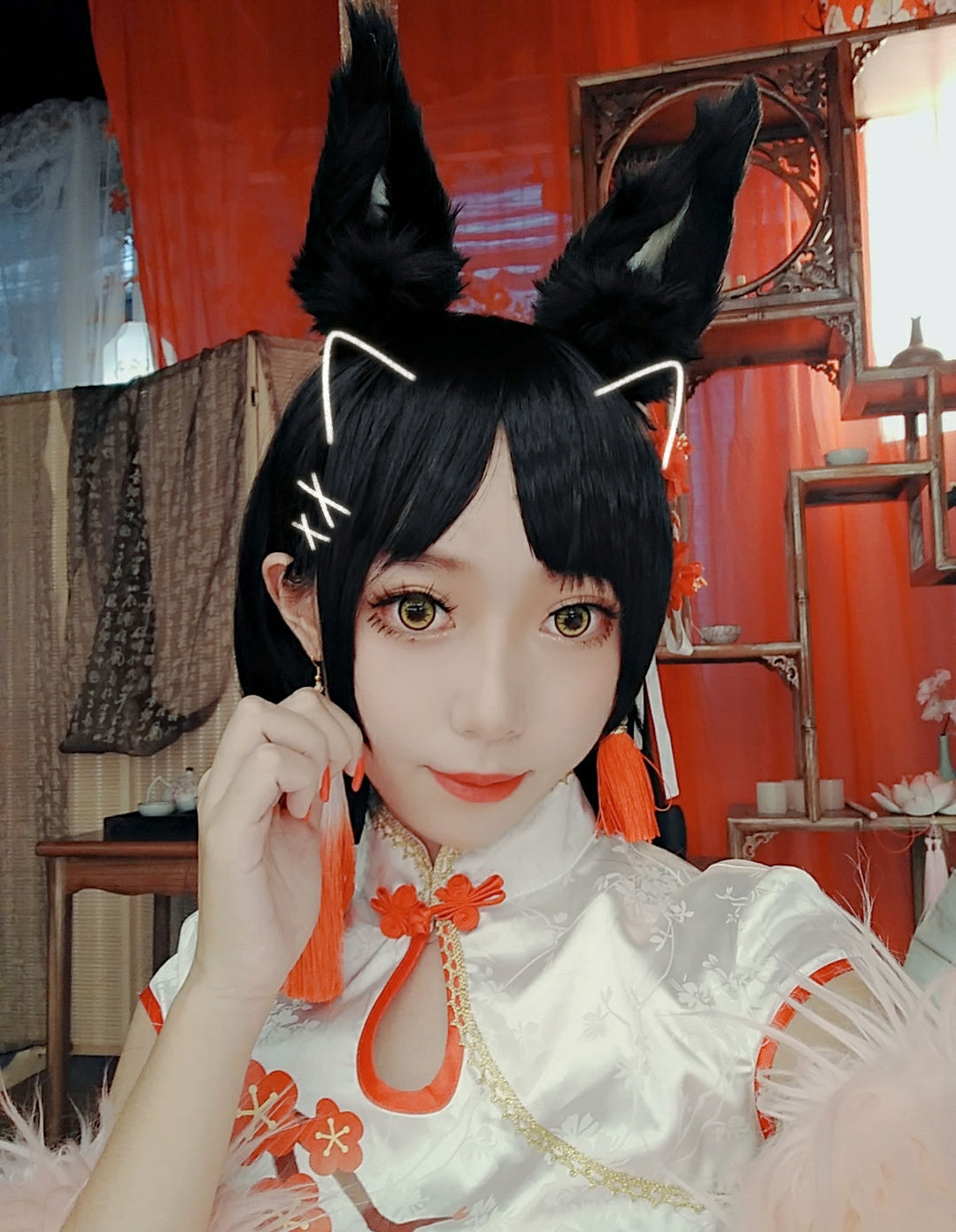 [COSPLAY photo] Anime blogger Money cold-Kaohsiung red cheongsam