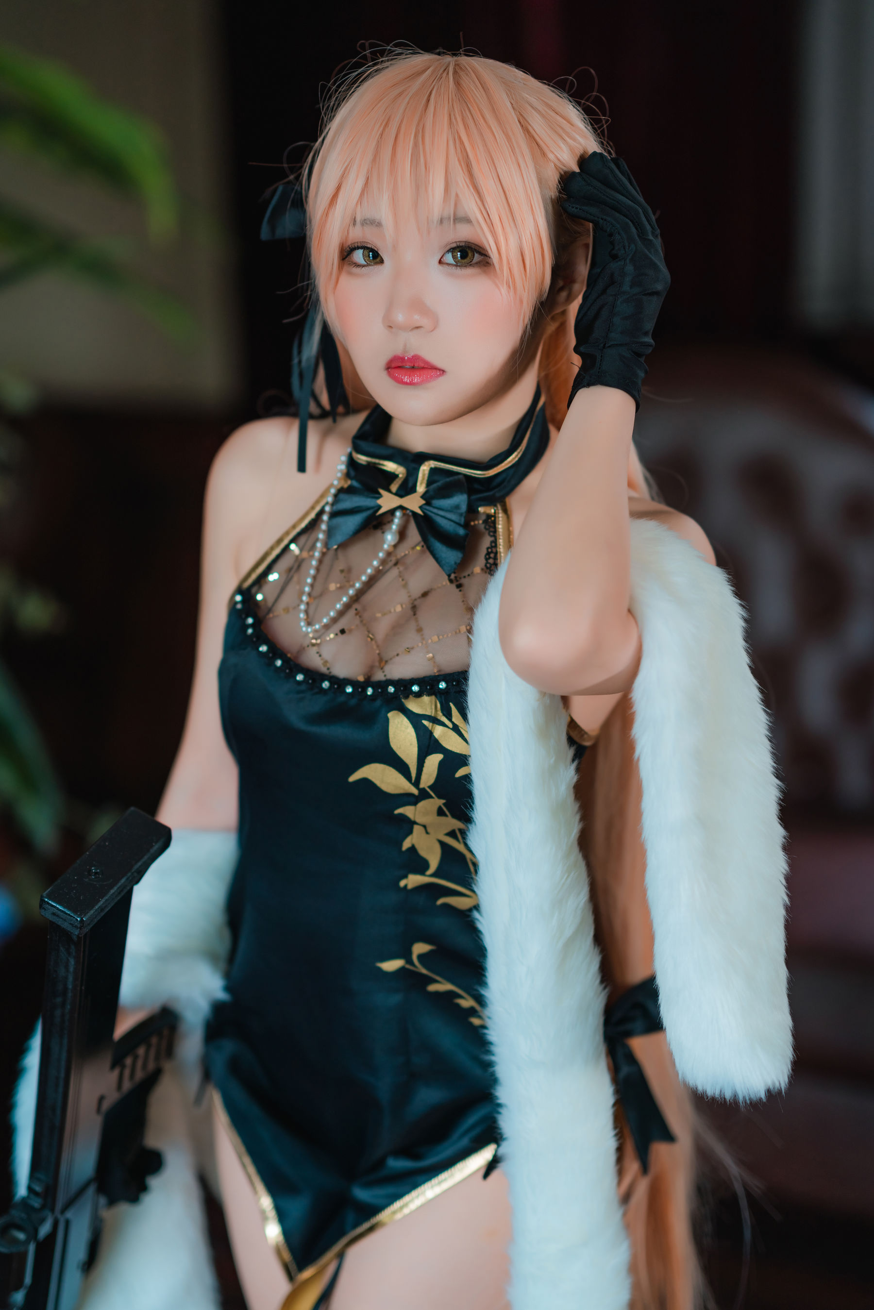 [网 红 COSER] MIME Mei – Girl Frontline OTS-14 purple heart photo set