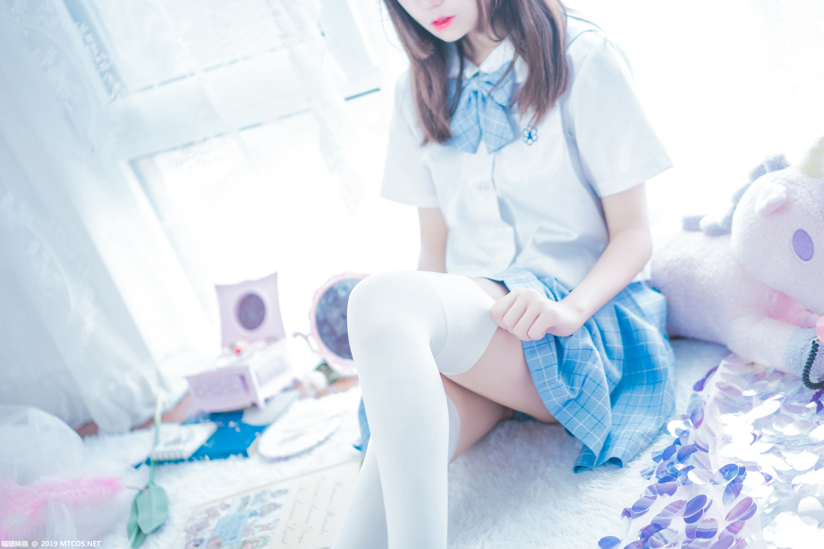 “Blue White Fantasy Girl” [糖] Vol.019 photo set