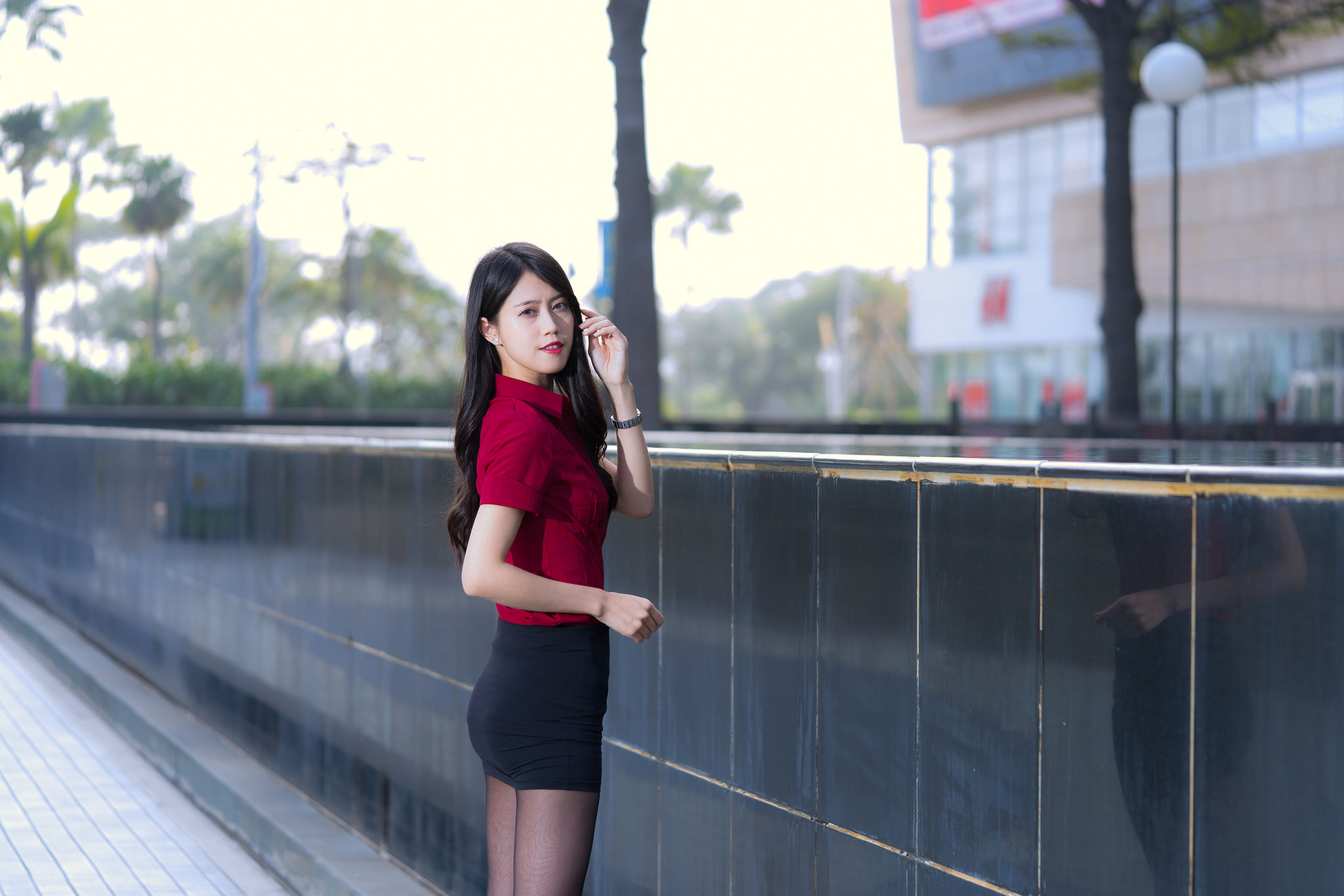 [Taiwan Net Red Beauty] Candy Baoer “Dream Times Black Silk Street” Photo Collection