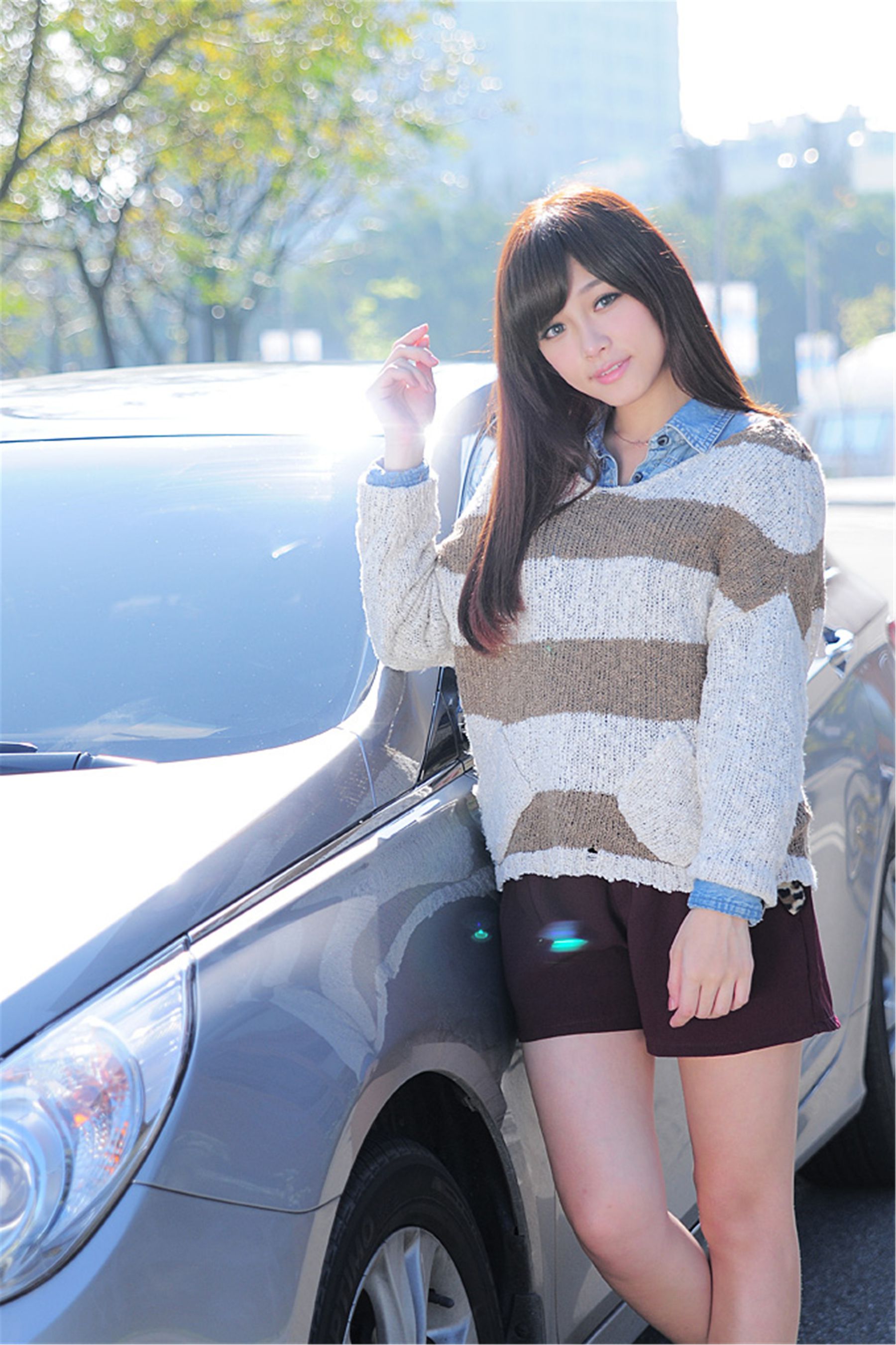 Taiwan Mingde High School Campus Flower Cool “Campus Street Take” photo set