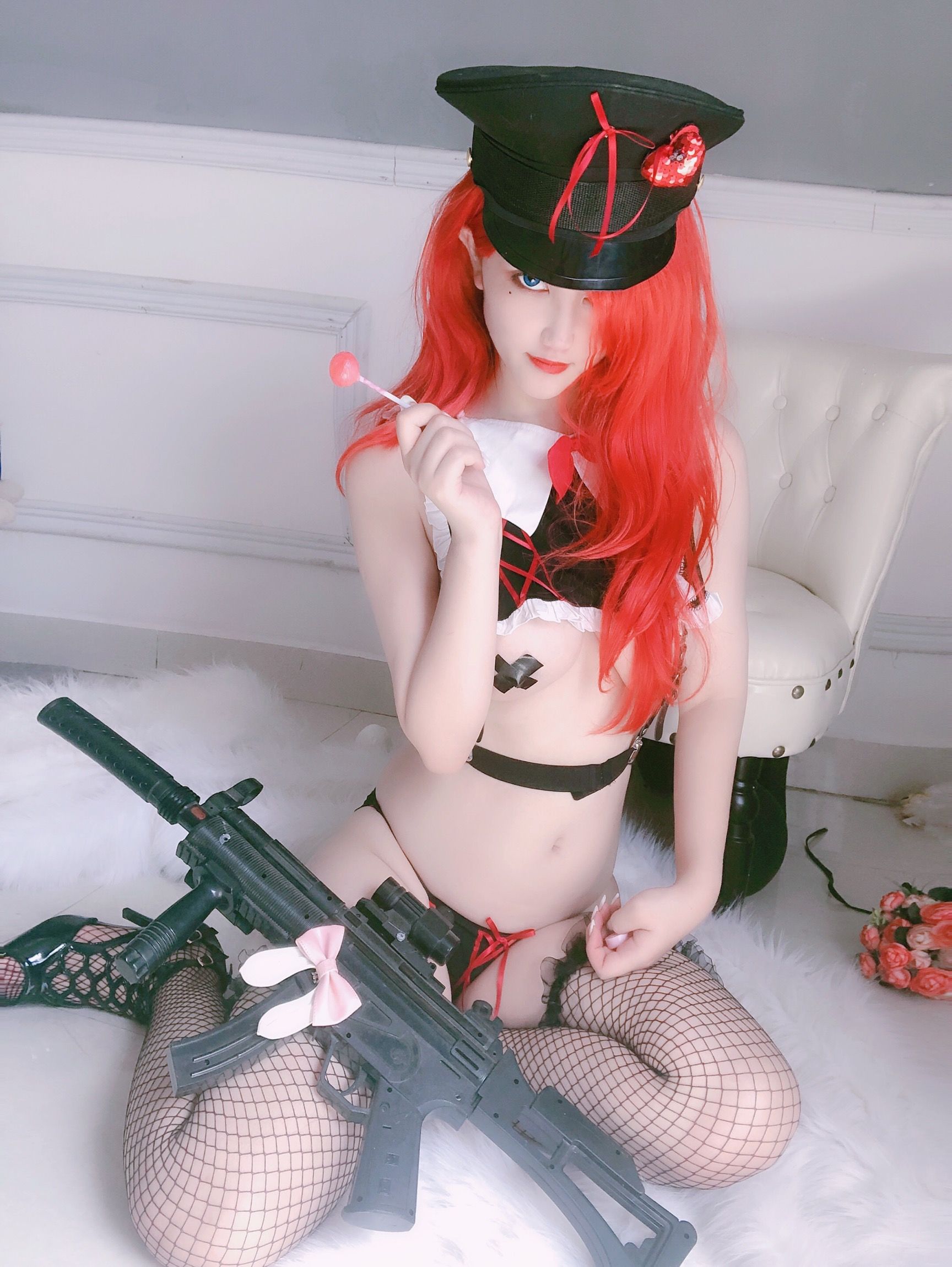 [网 红 os er] Anime blogger orange yo – red hair