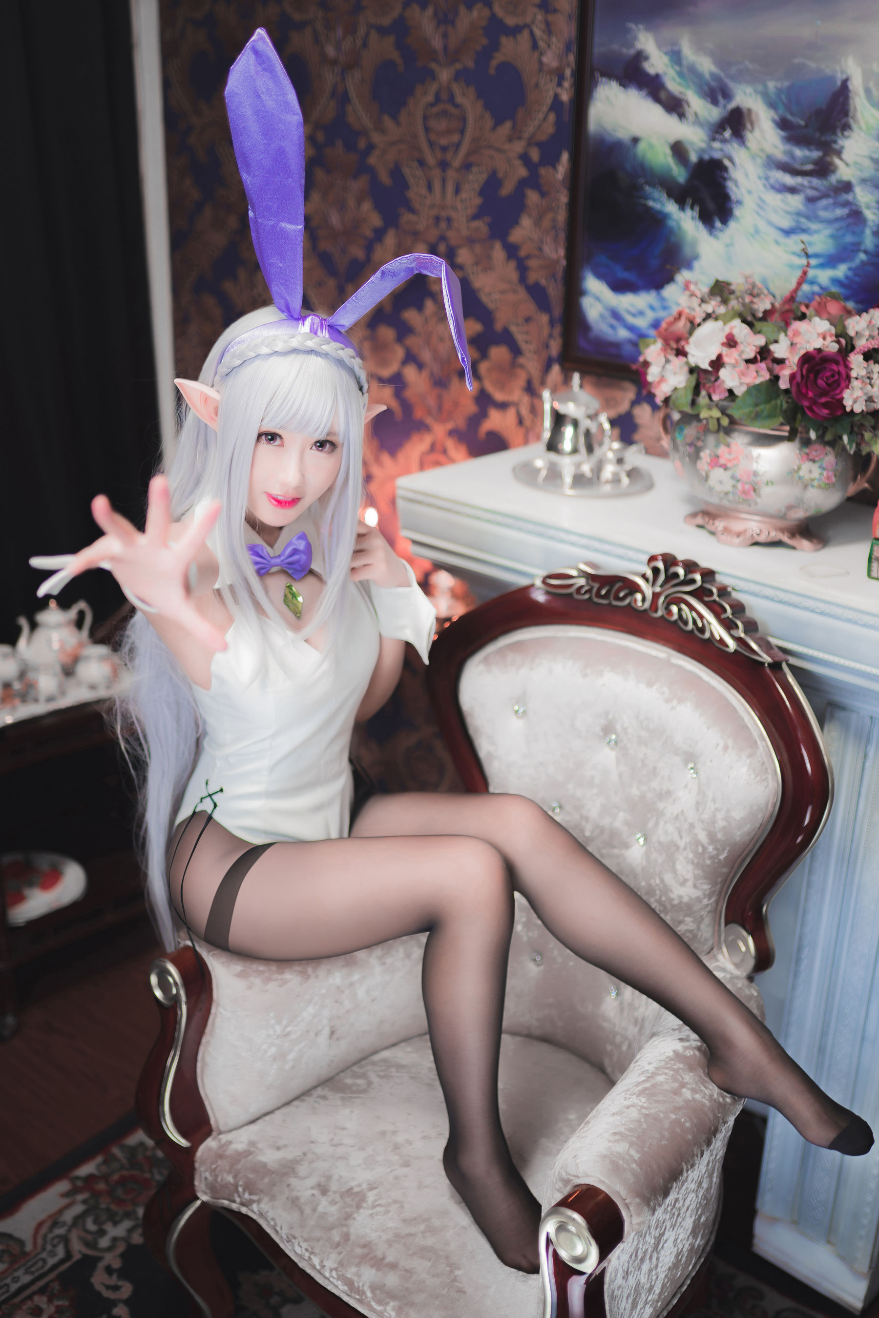 Cosplay Mo Xiaowu “Emilia Bunny Girl” Photo Album