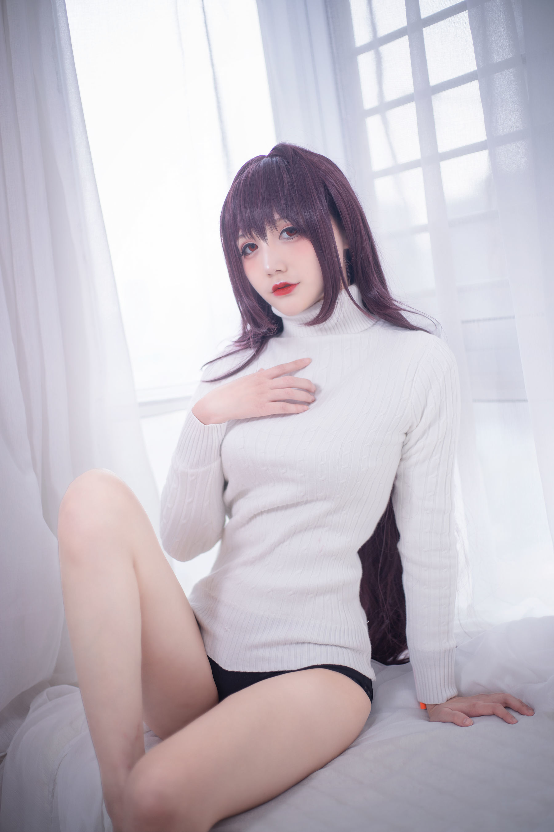 [COS welfare] Xianjiu Airi “Scarha sweater” photo set