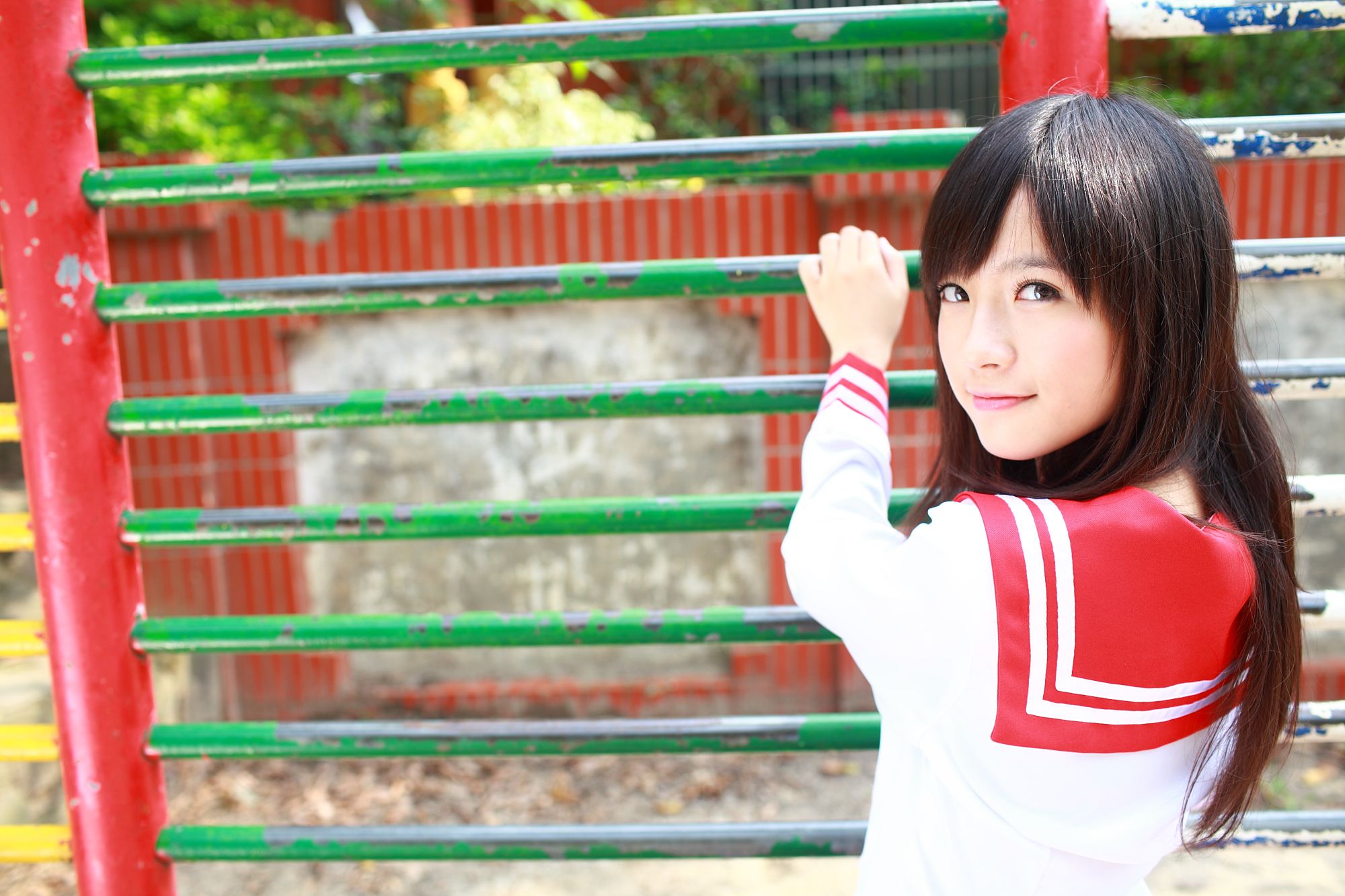 Taiwan’s beautiful girl Xiao Jing / 成敬 “4 sets of small fresh outdoor pictures” photo collection