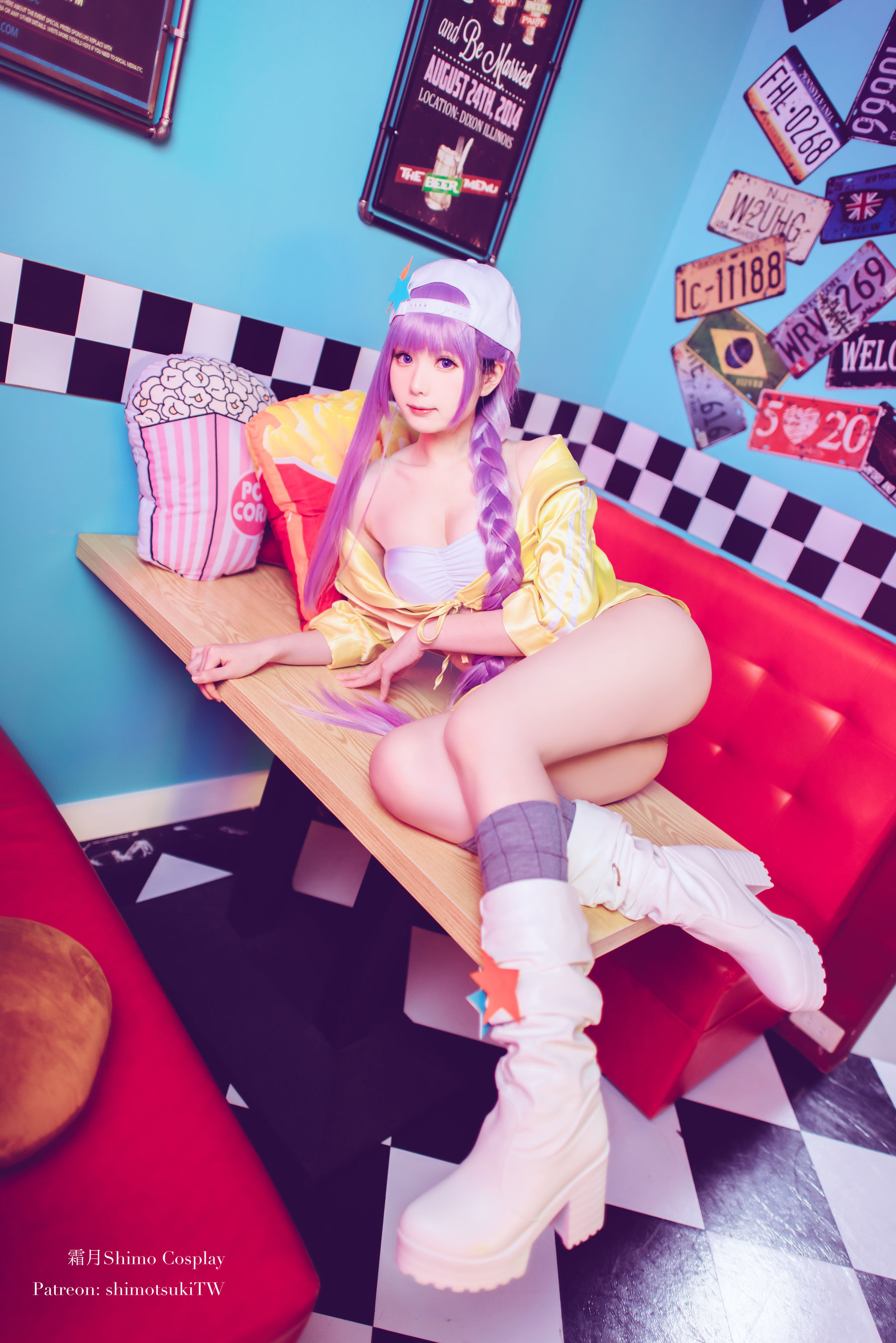 Weibo sister paper cream month Shimo – BB swimwear photo set