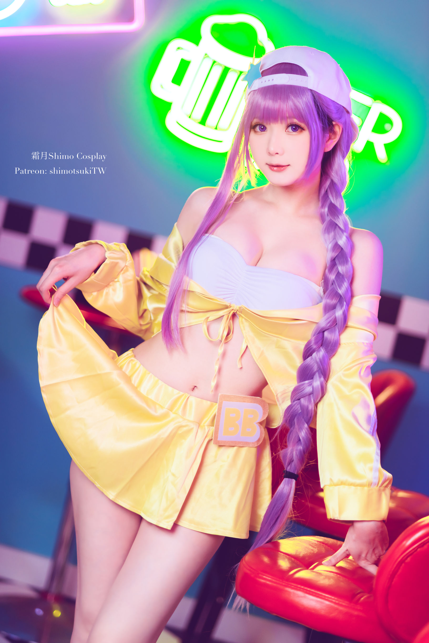 Weibo sister paper cream month Shimo – BB swimwear photo set