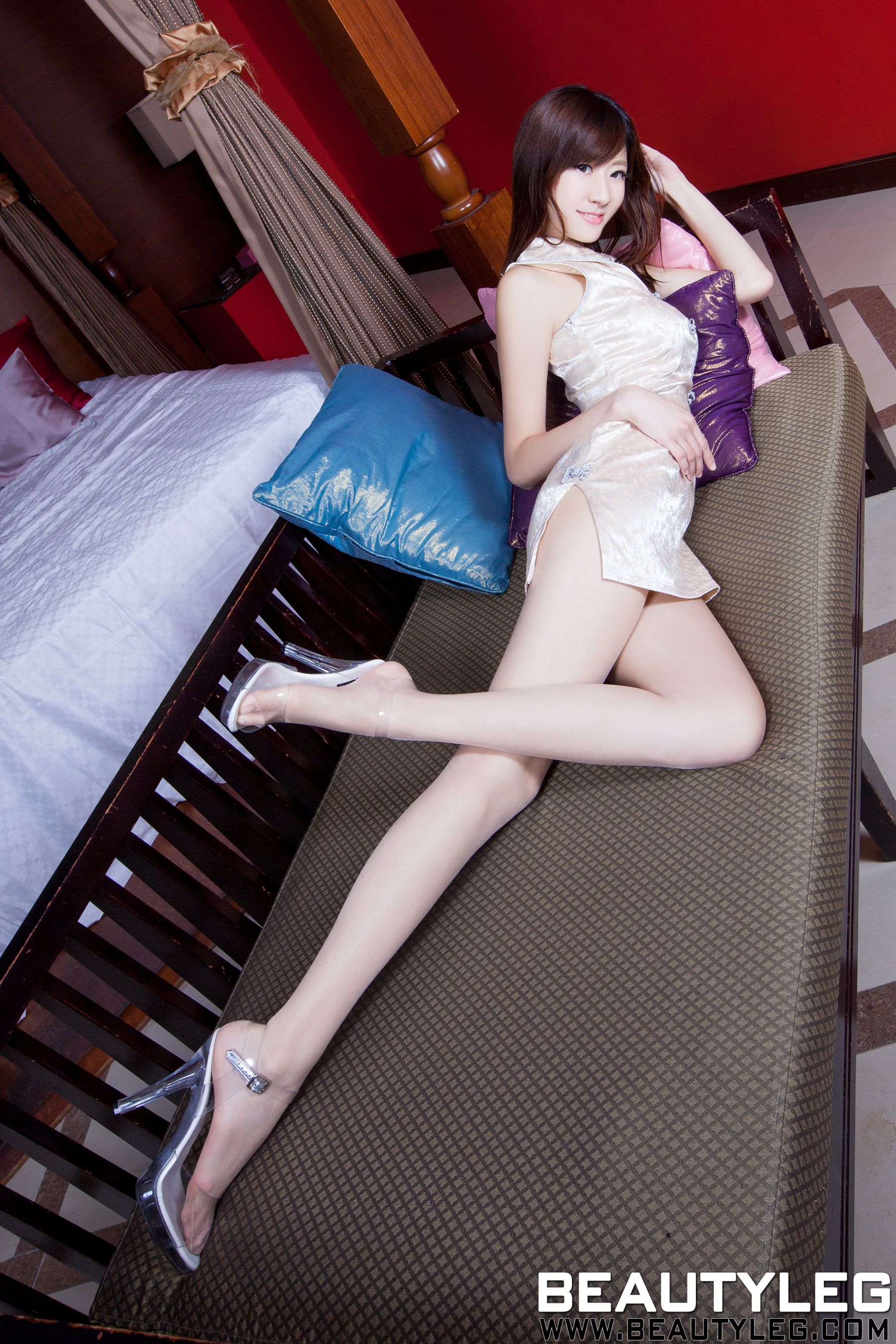 [Beautyleg] No.1042 Queena stockings leg photo