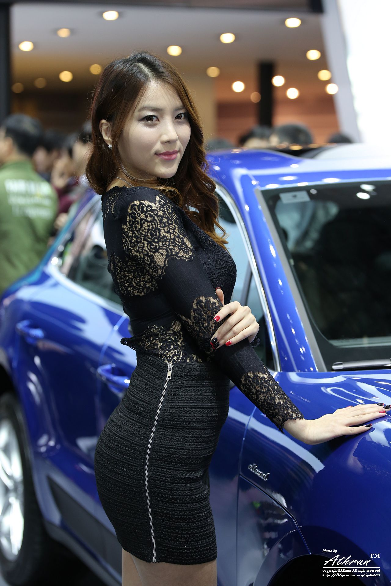 Korea car model car (차정아) “car show picture lace series” complement