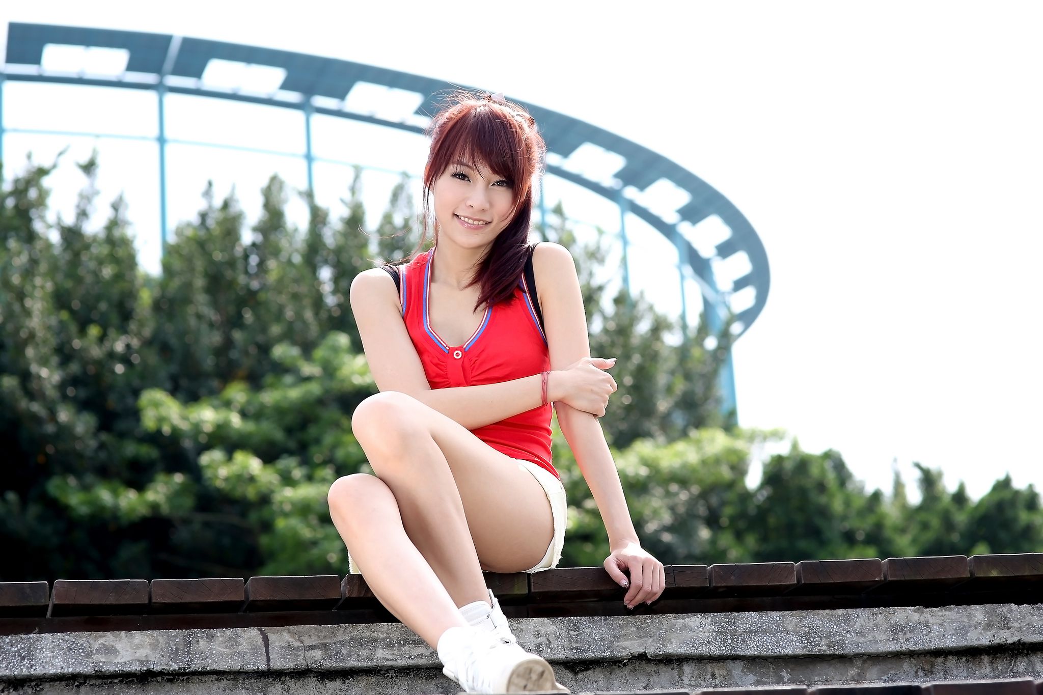 Taiwan model Jessica “sports fashion outside shoot” photo set
