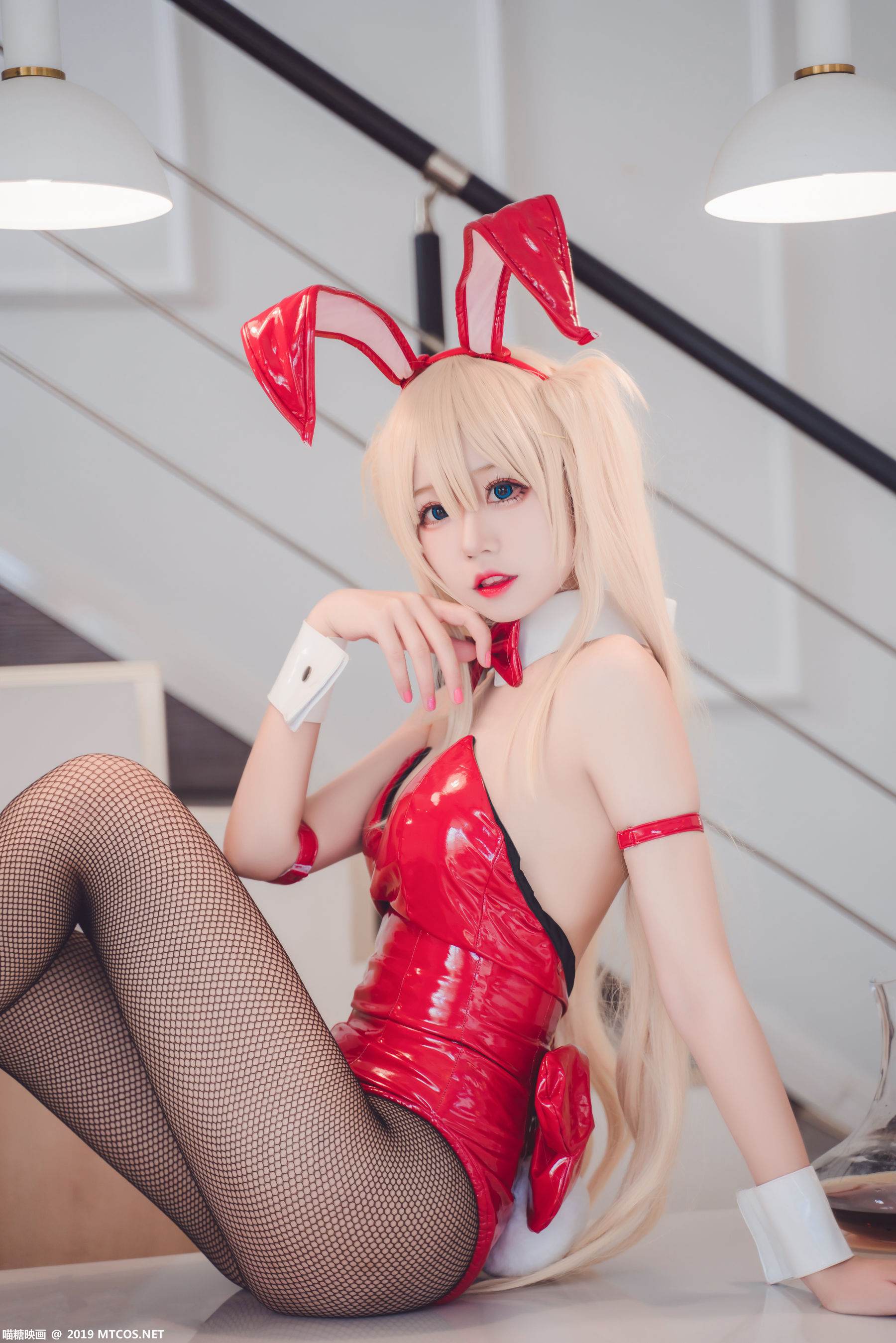 “Black Socks Red Rabbit Girl” [糖] Vol.021 photo set