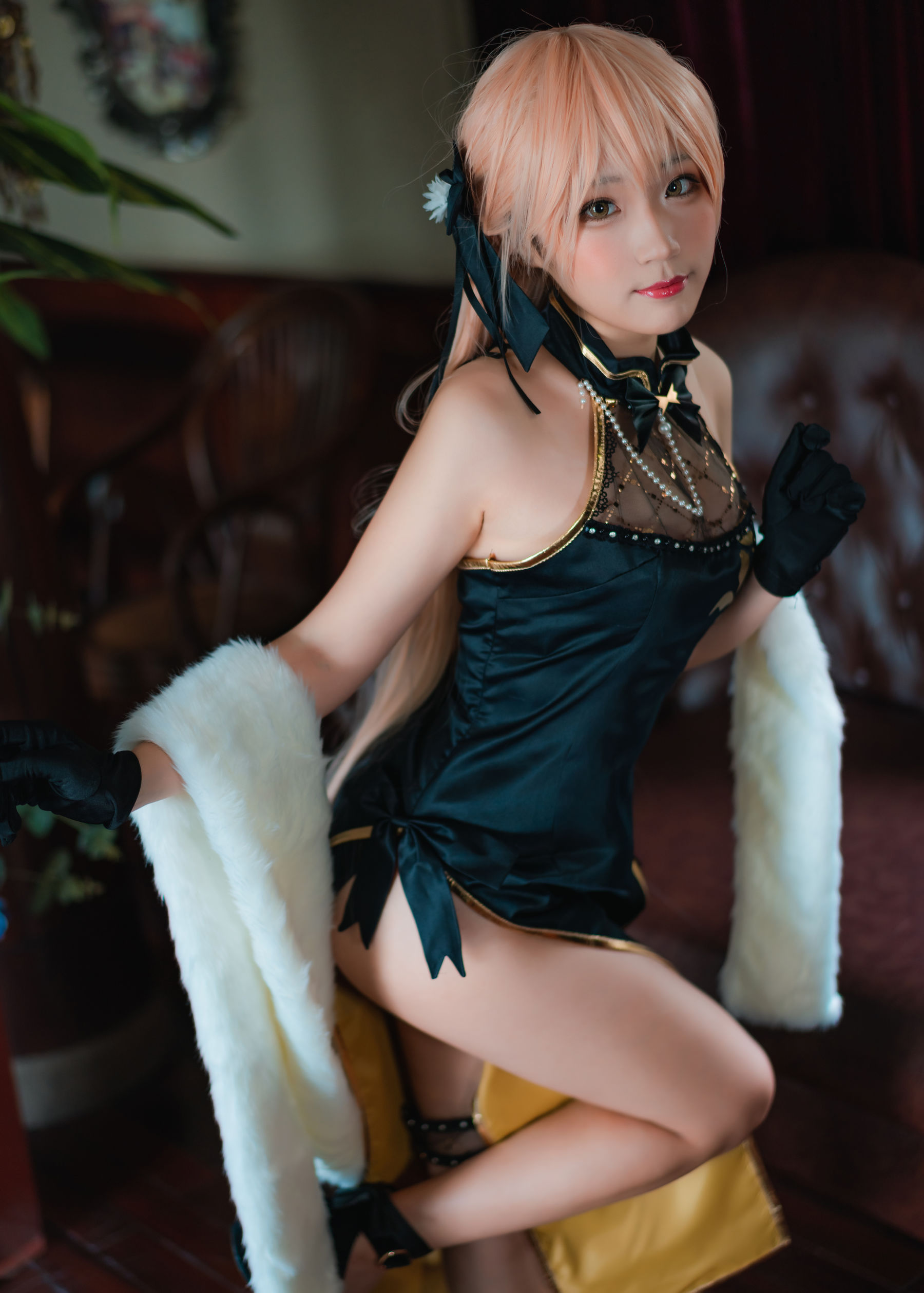 [网 红 COSER] MIME Mei – Girl Frontline OTS-14 purple heart photo set