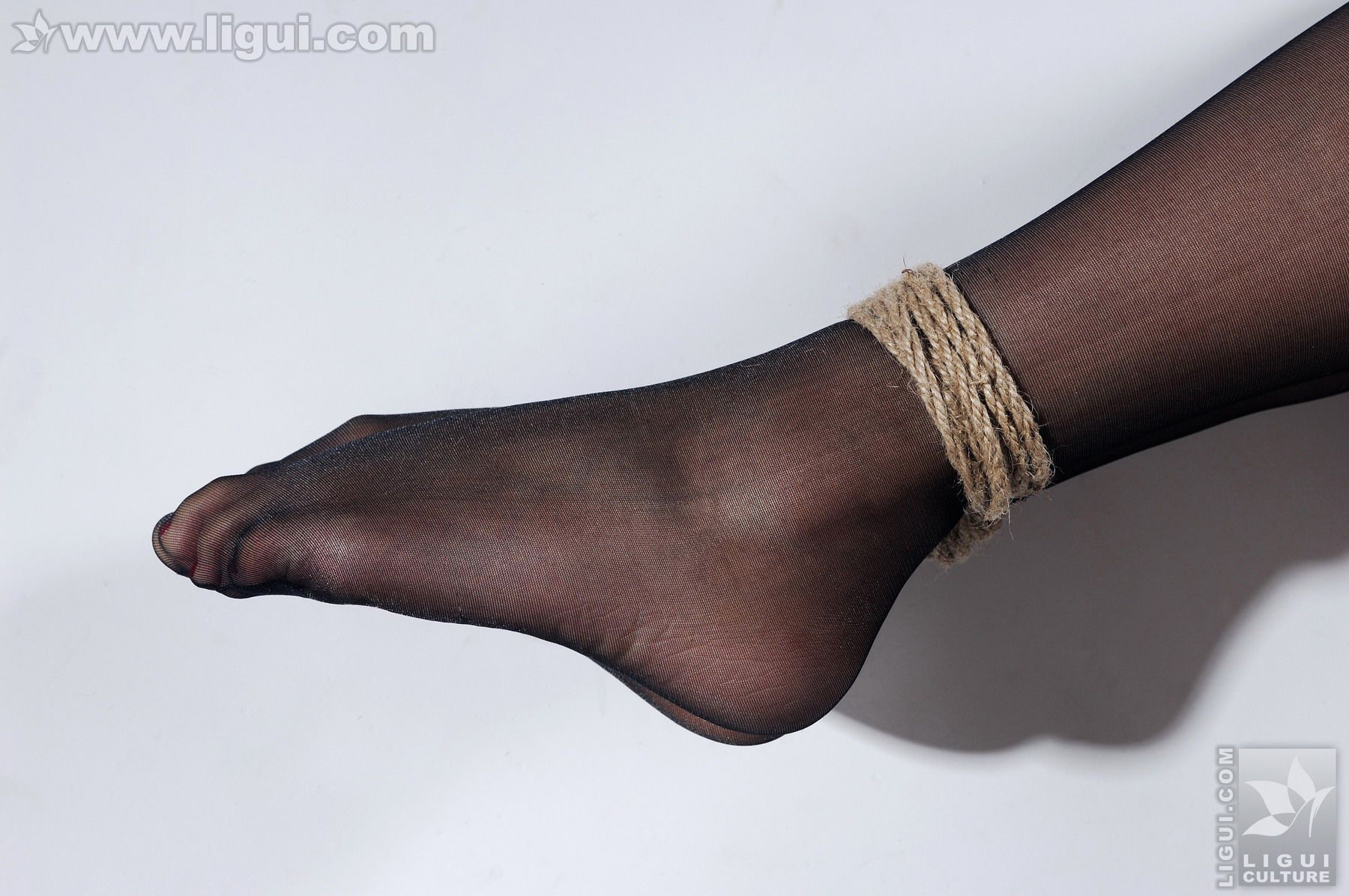 Model Youyou “Navy Uniform Black Silk Binding” [丽柜美书LiGui] Beautiful legs and jade feet photo pictures