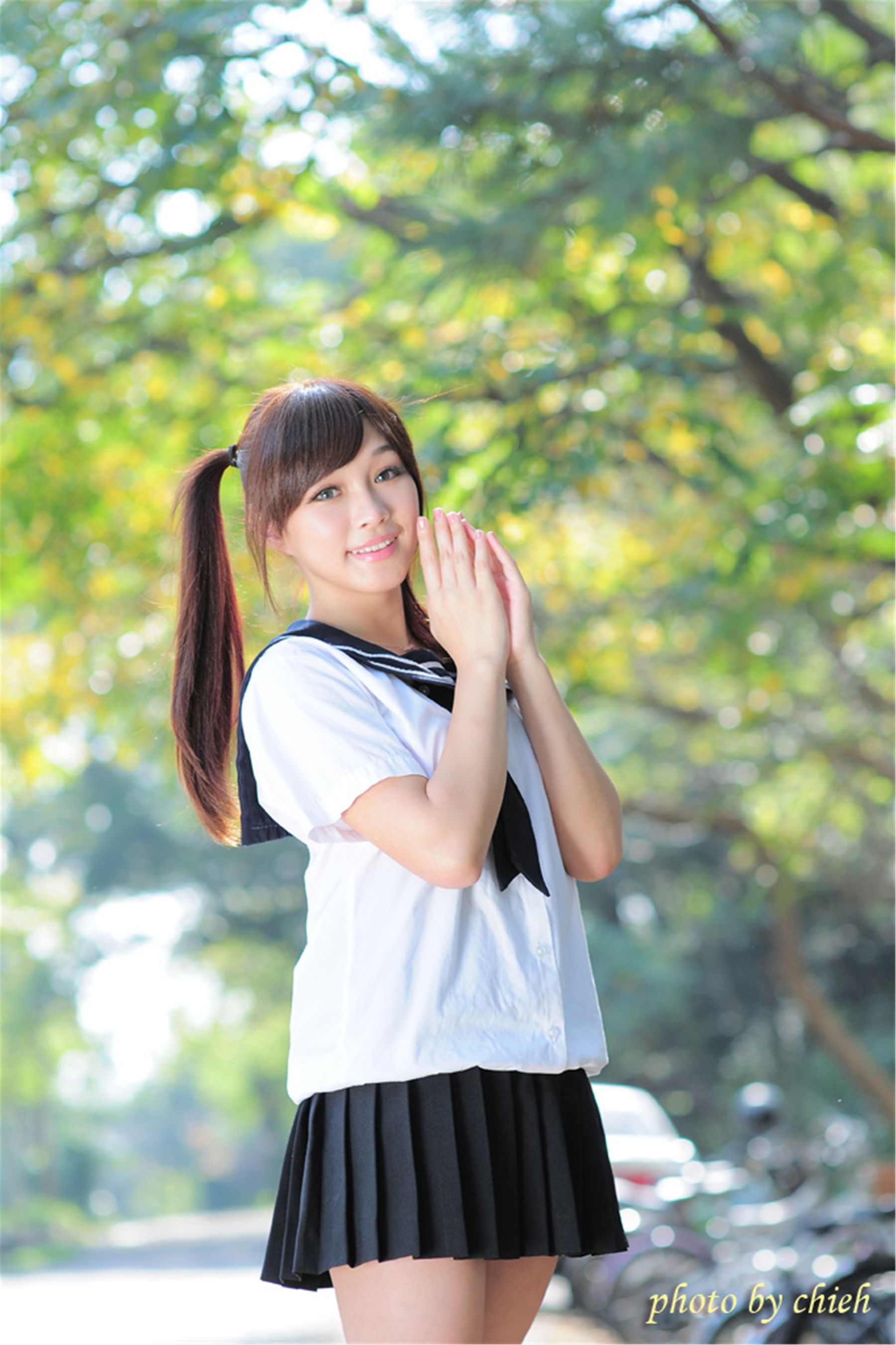 Taiwan Mingde High School Campus Flower Cool “Campus Street Take” photo set